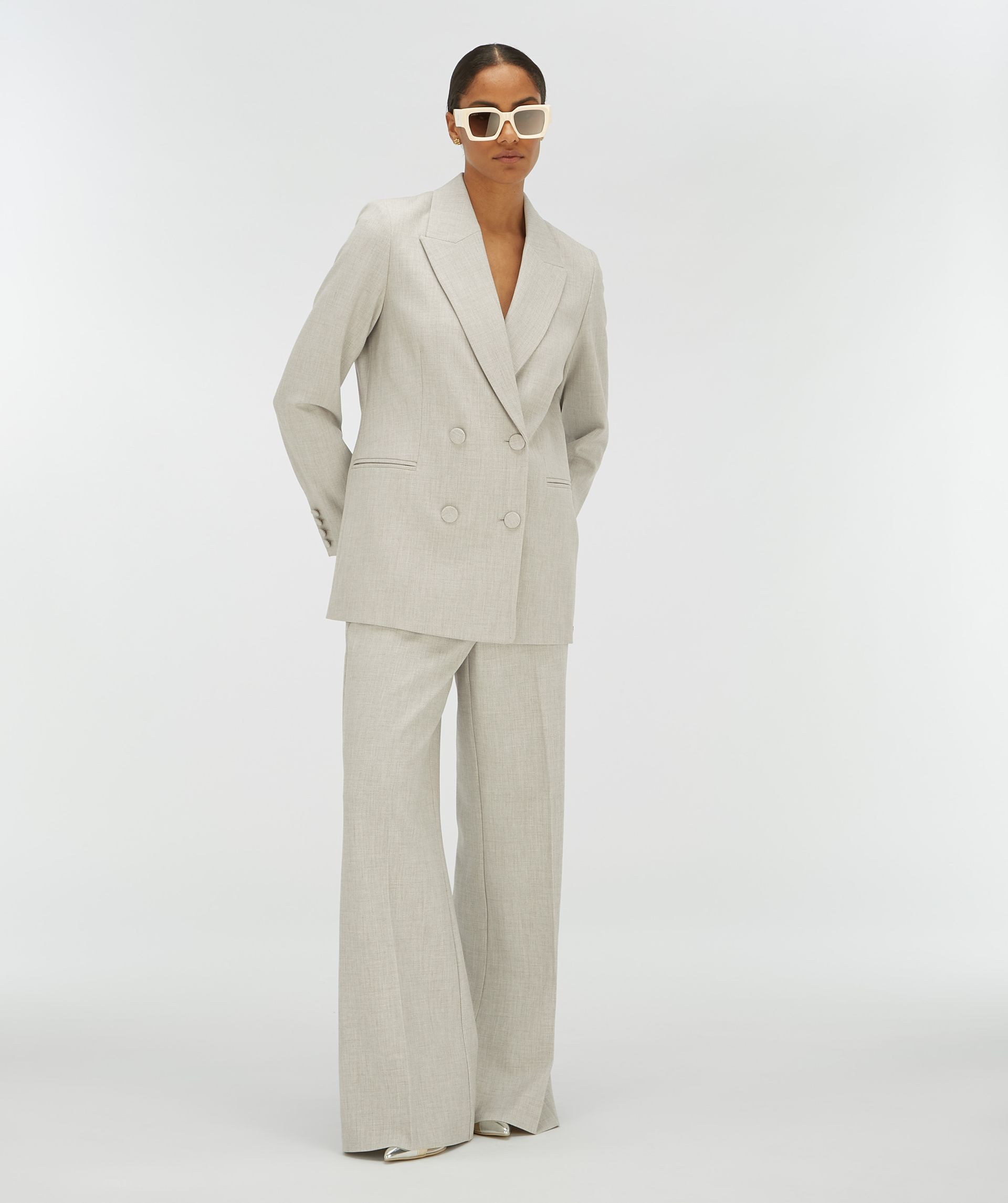 JV-KATE high rise wide leg pantalon