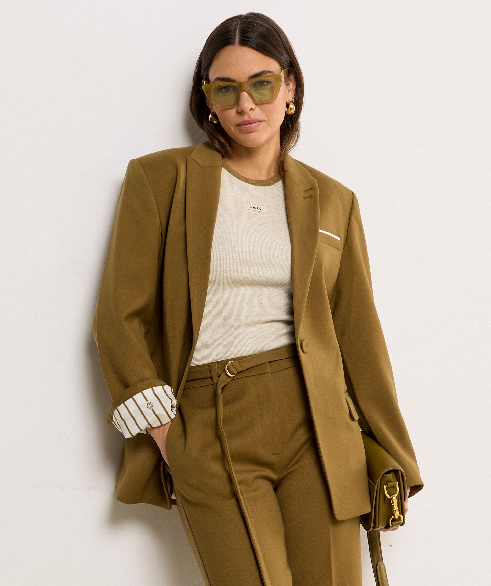 JV MARLOW zonnebril Olive Green l JOSH V | Official online shop