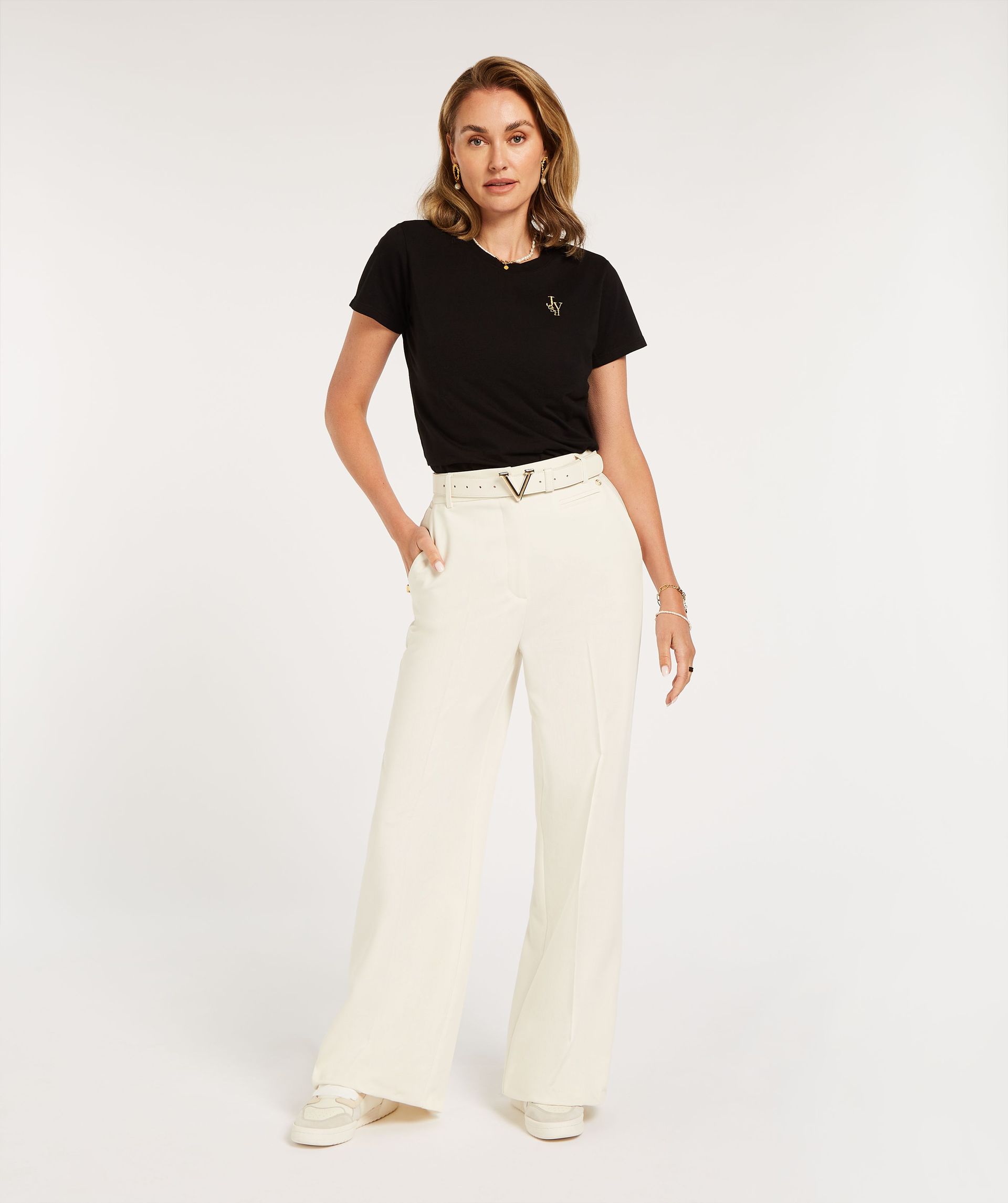 JV ZOE EMBROIDERY slim fit T-shirt