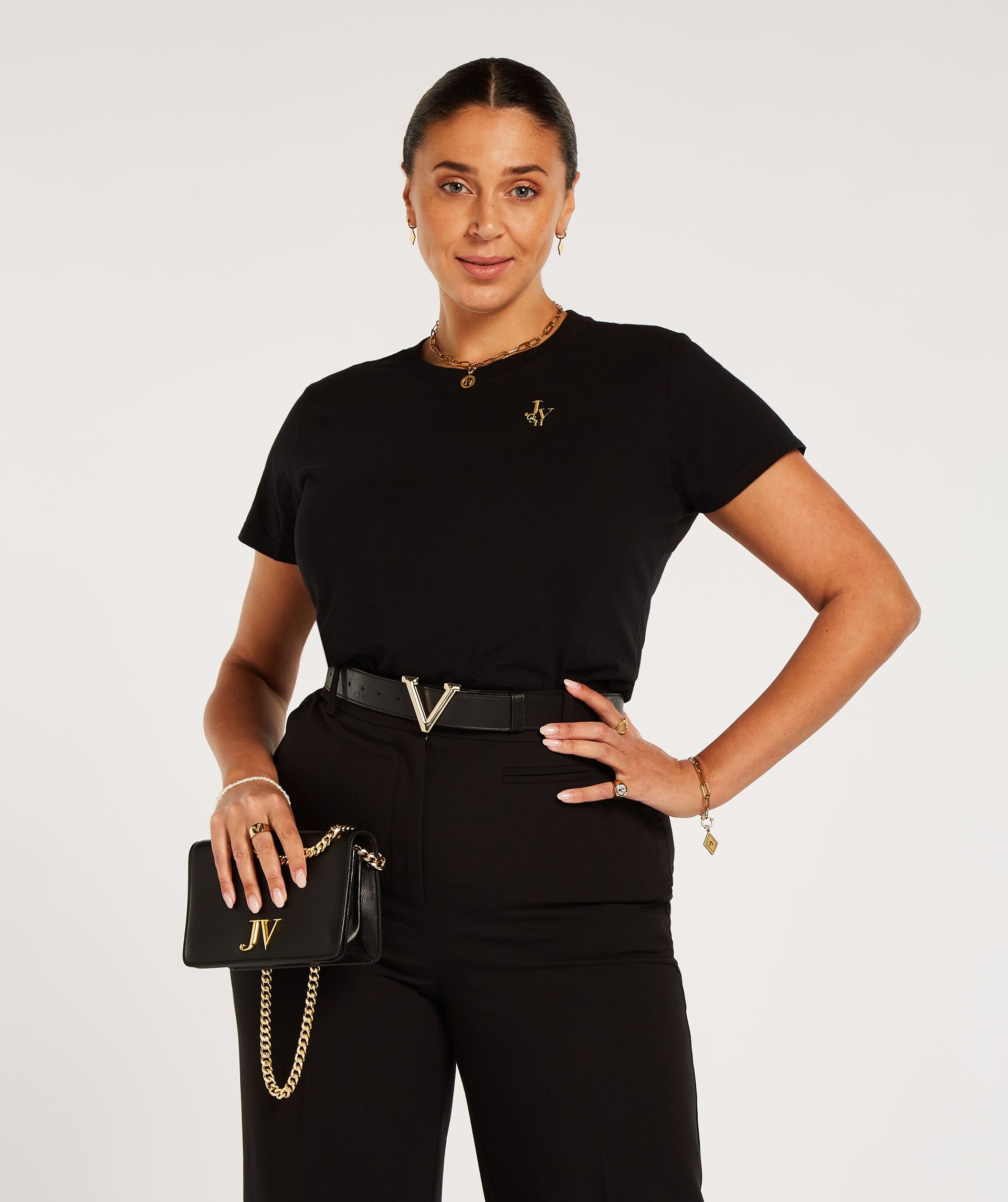 JV ZOE EMBROIDERY slim fit T-shirt