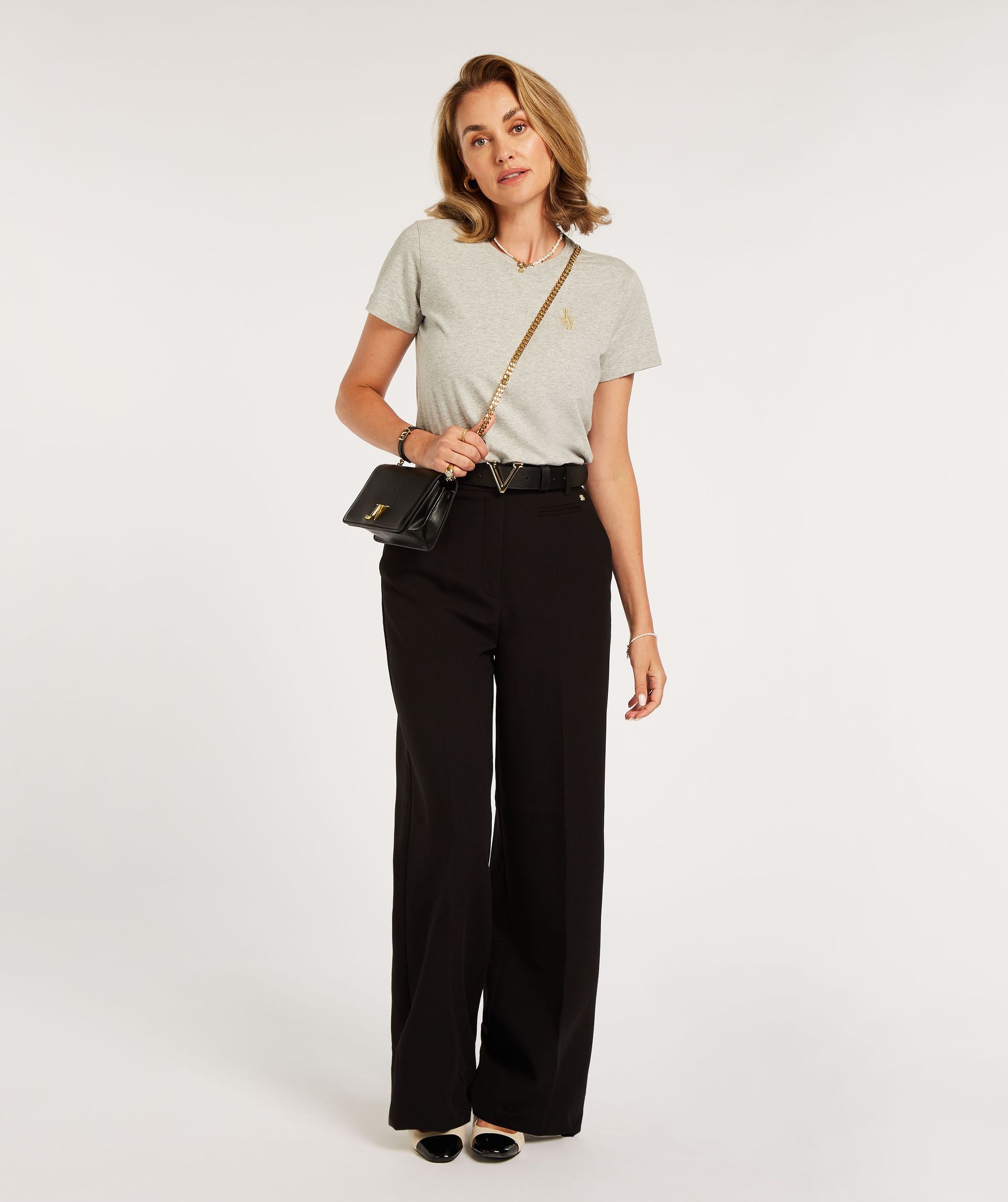 JV ZOE EMBROIDERY slim fit T-shirt