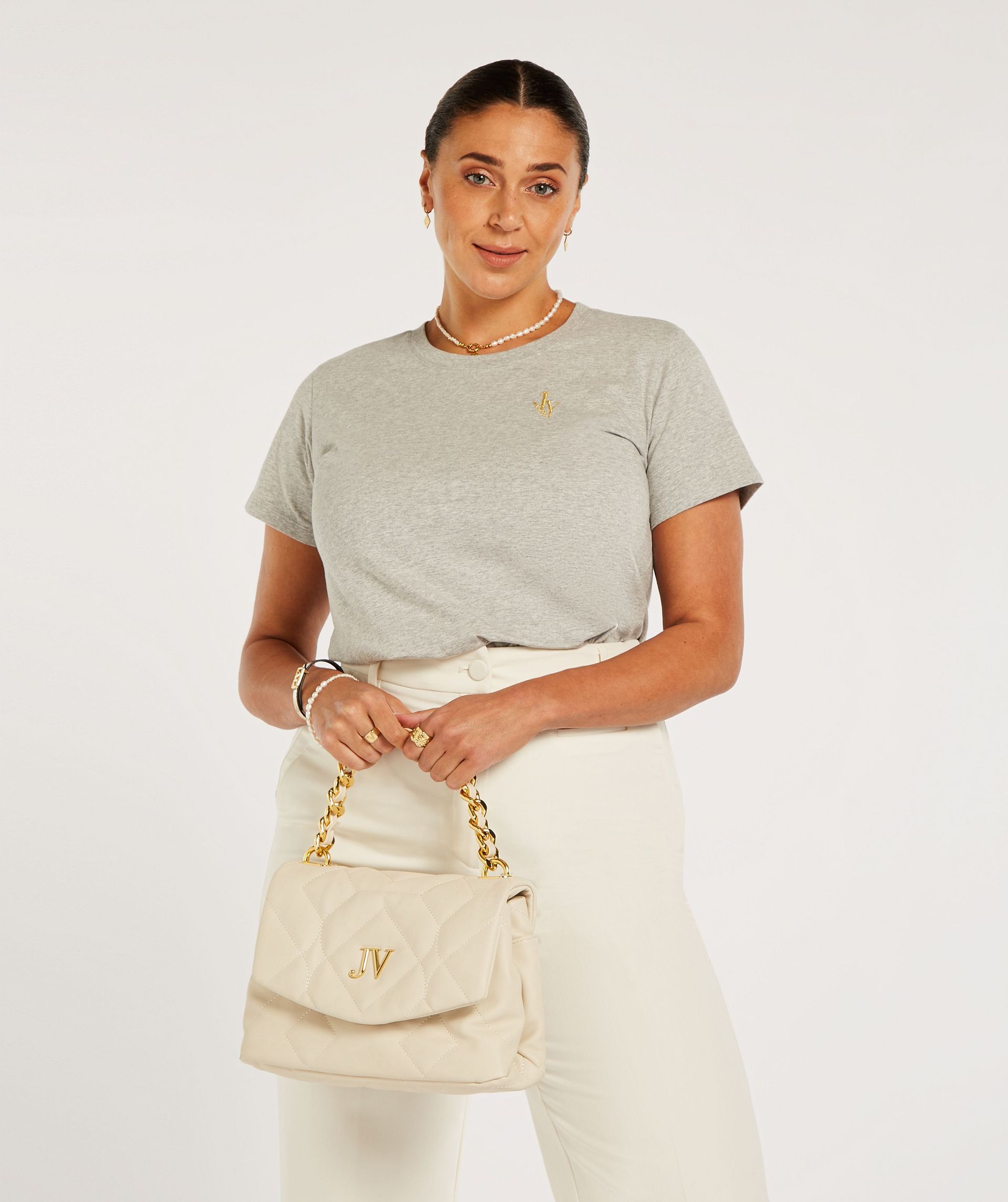 JV ZOE EMBROIDERY slim fit T-shirt