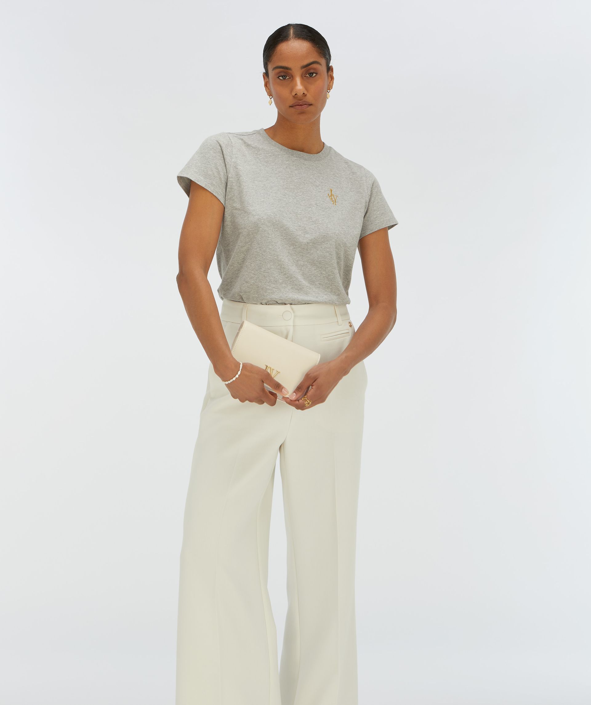JV ZOE EMBROIDERY slim fit T-shirt