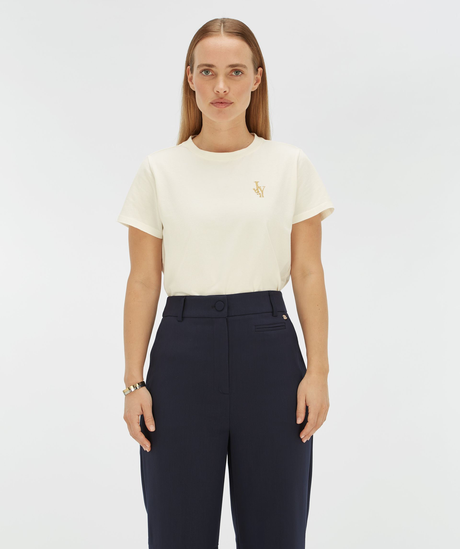 JV ZOE EMBROIDERY slim fit T-shirt