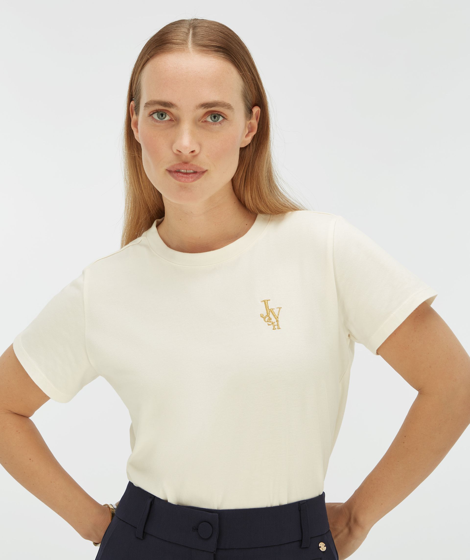JV ZOE EMBROIDERY slim fit T-shirt