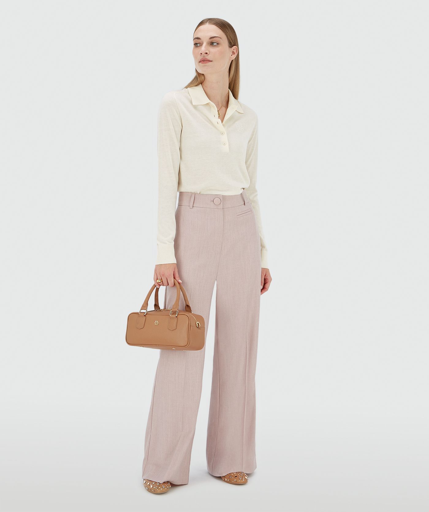 KATE high rise wide leg pantalon