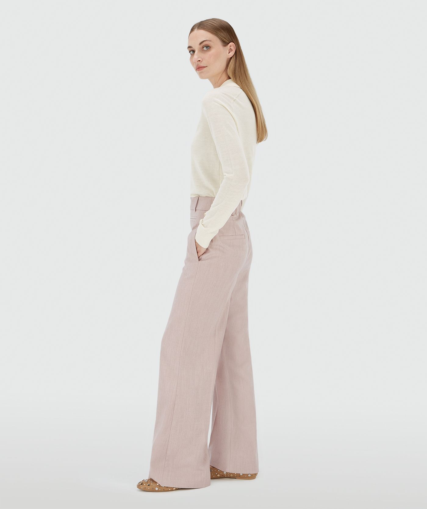 KATE high rise wide leg pantalon