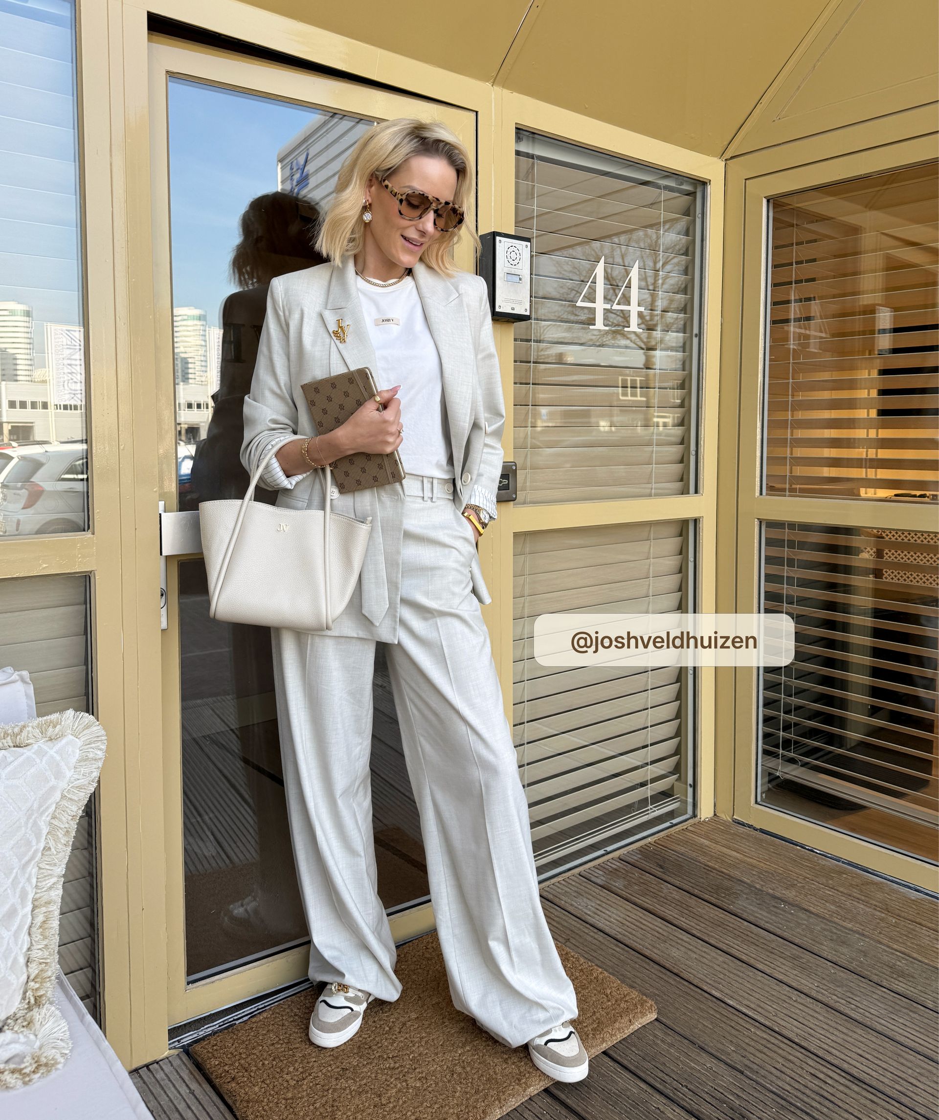 JV KATE high rise wide leg pantalon