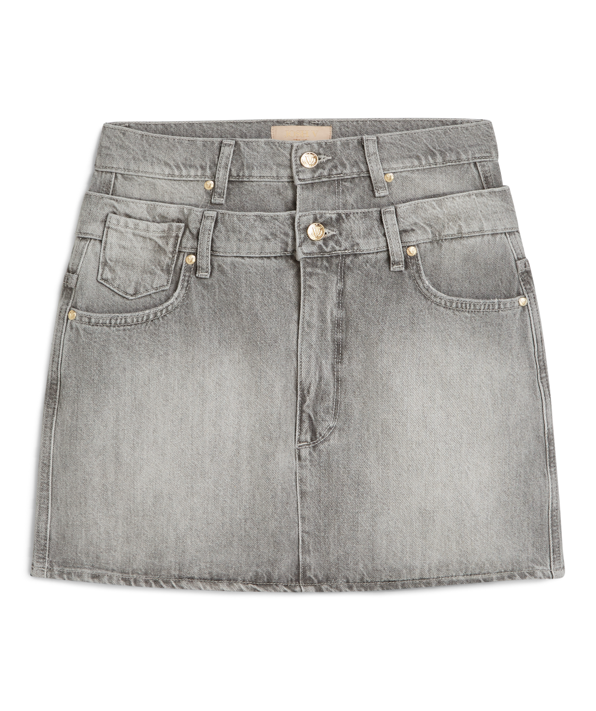 KATIA fitted minirok van denim
