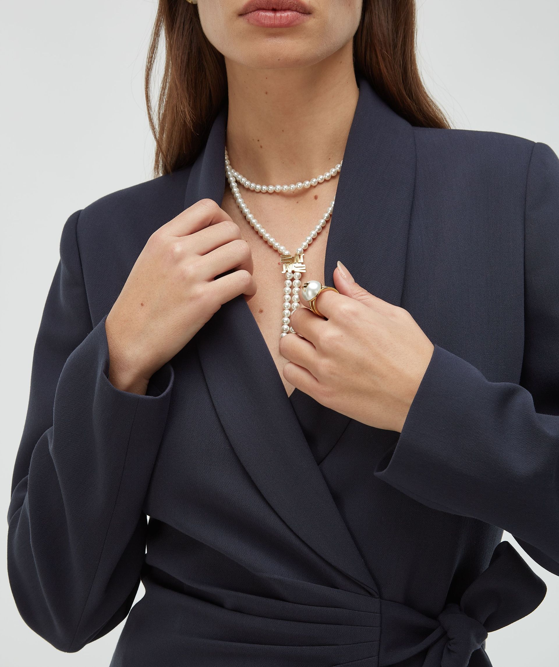 KENZIE adjustable pearl necklace