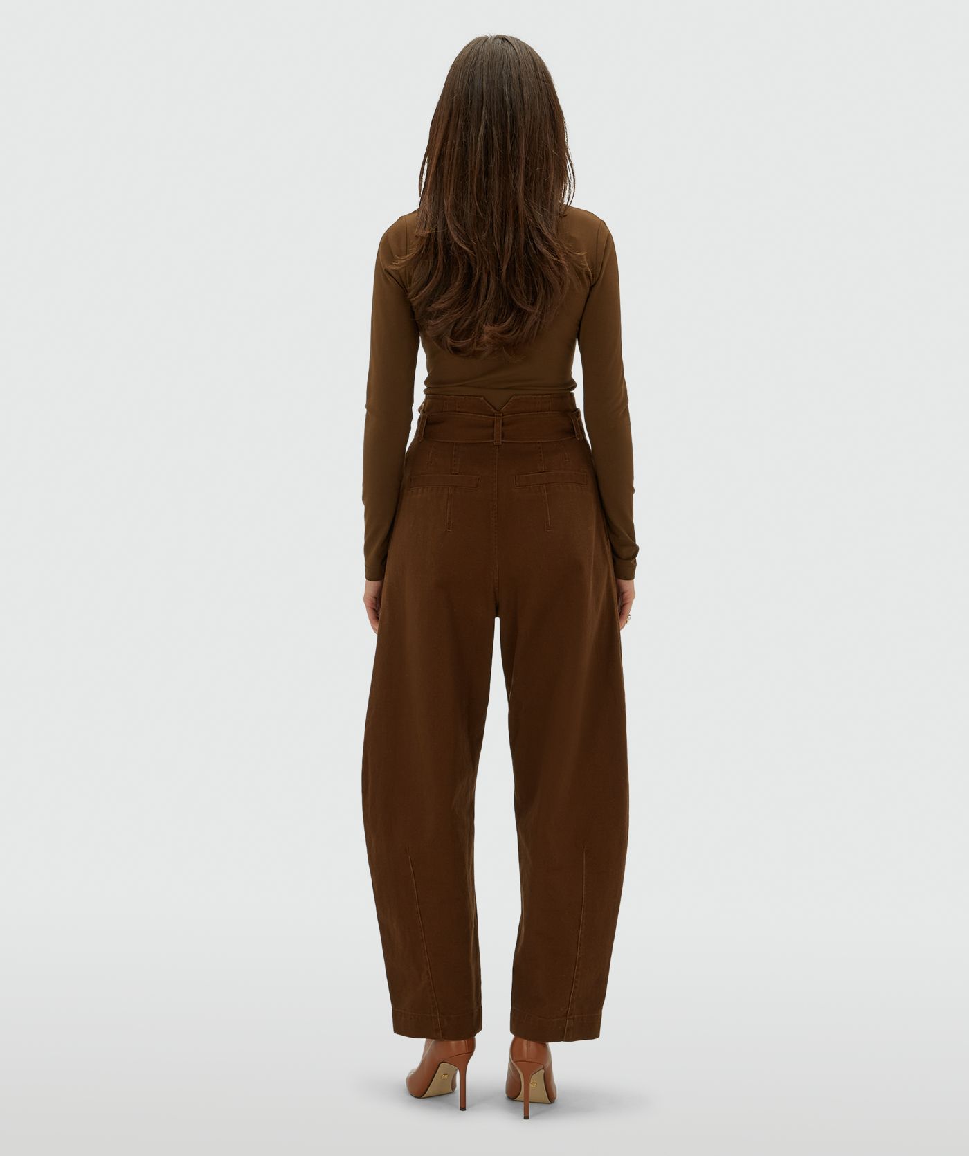 JV-KIAN high-rise balloon-fit trousers