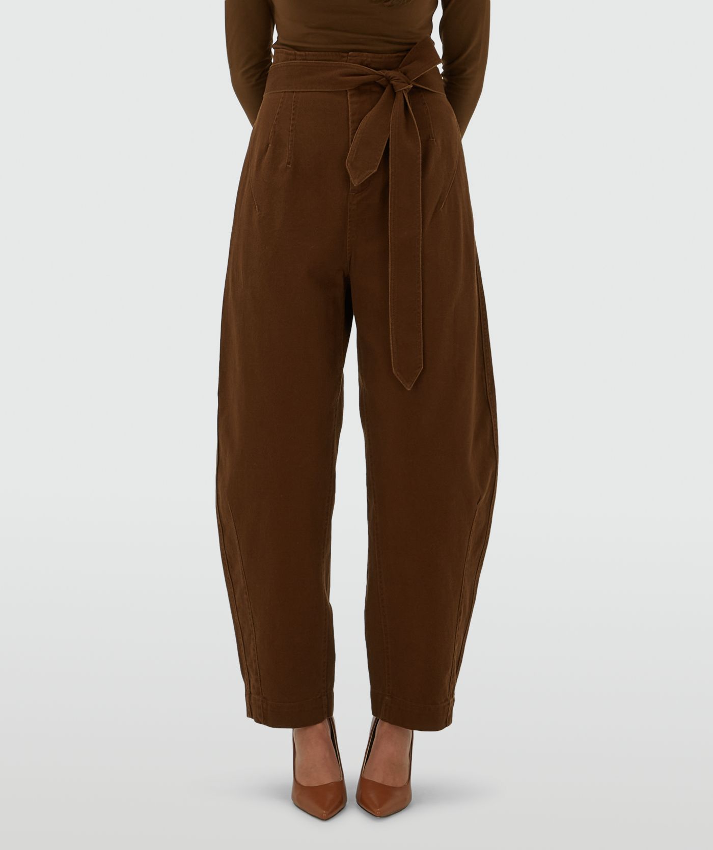 JV-KIAN high-rise balloon-fit trousers