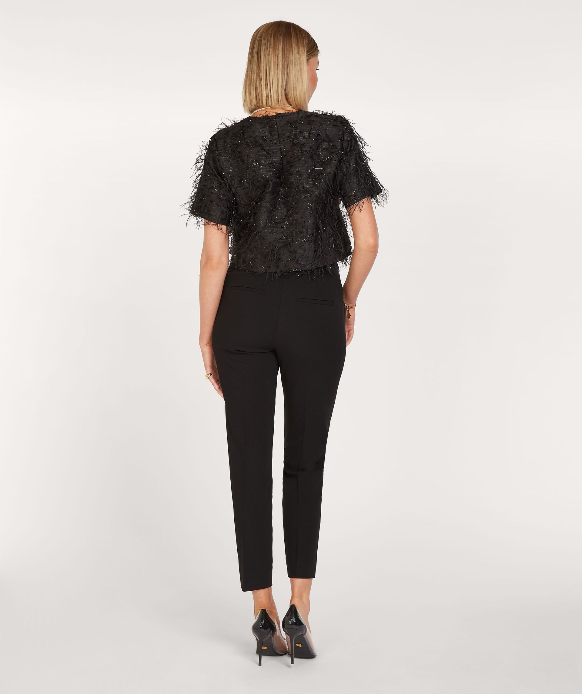 KILIANA Gekürztes Top mit Lurex