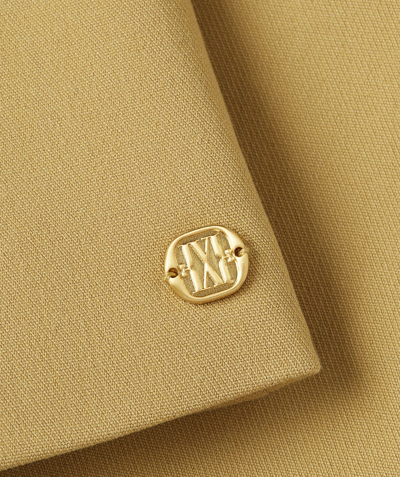 Close-up JOSH V monogram logo 