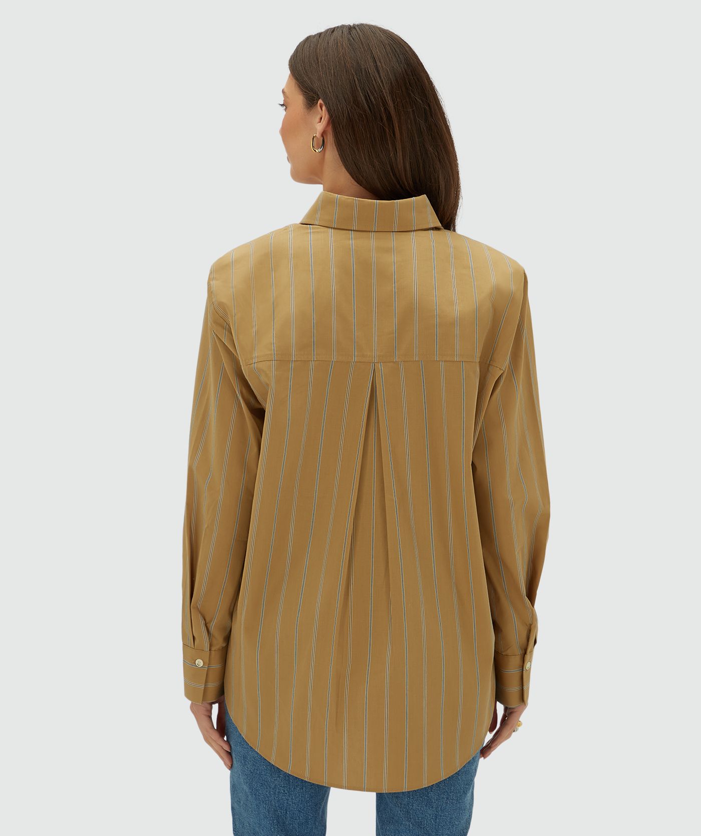 JV-KOLLY oversized striped blouse