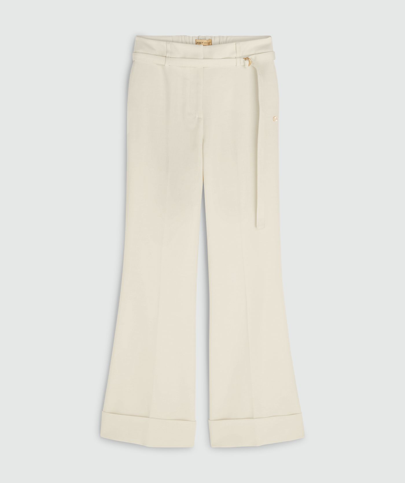 KORIEN mid-rise flared trousers