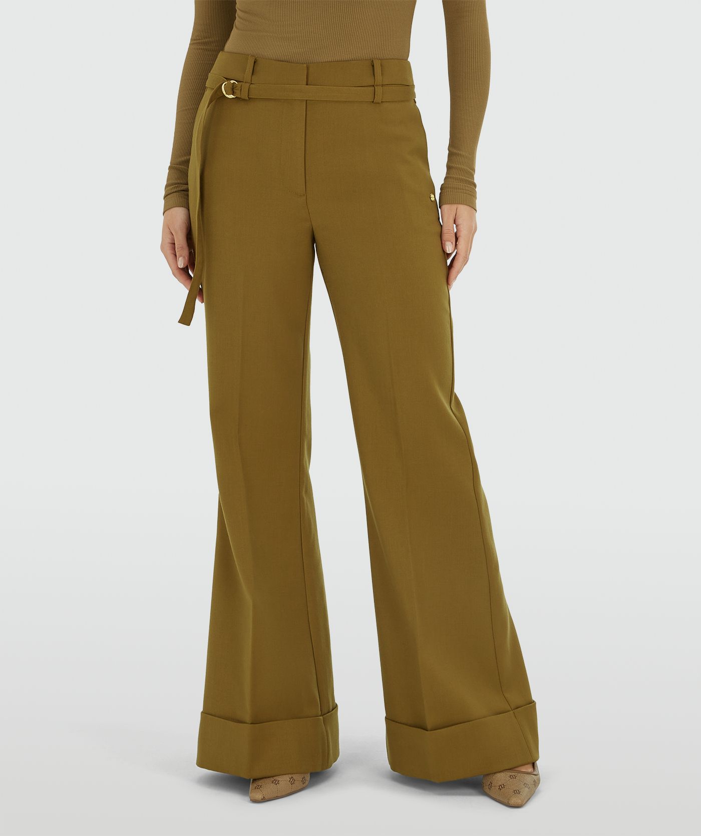 JV-KORIEN mid rise flared pantalon