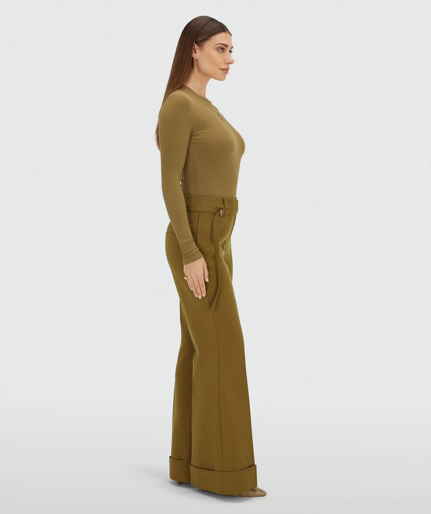 JV-KORIEN mid rise flared pantalon