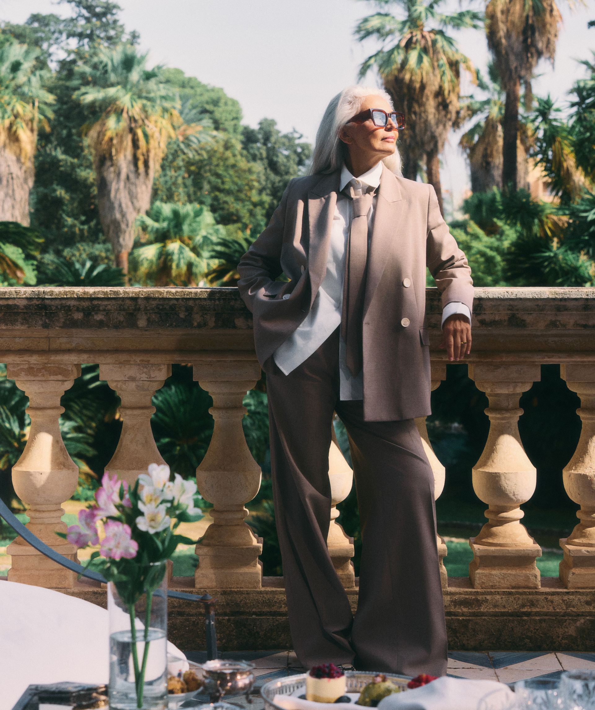 KYRIE wide-leg trousers