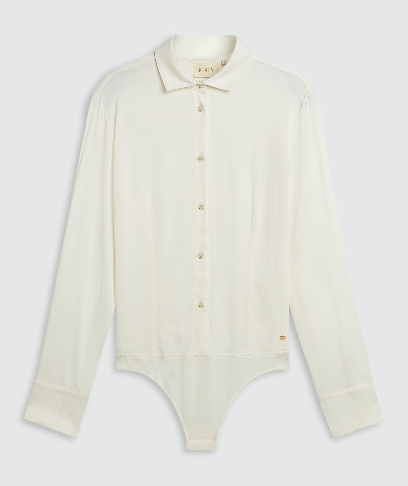 JV-LEIA regular fit satin bodysuit blouse