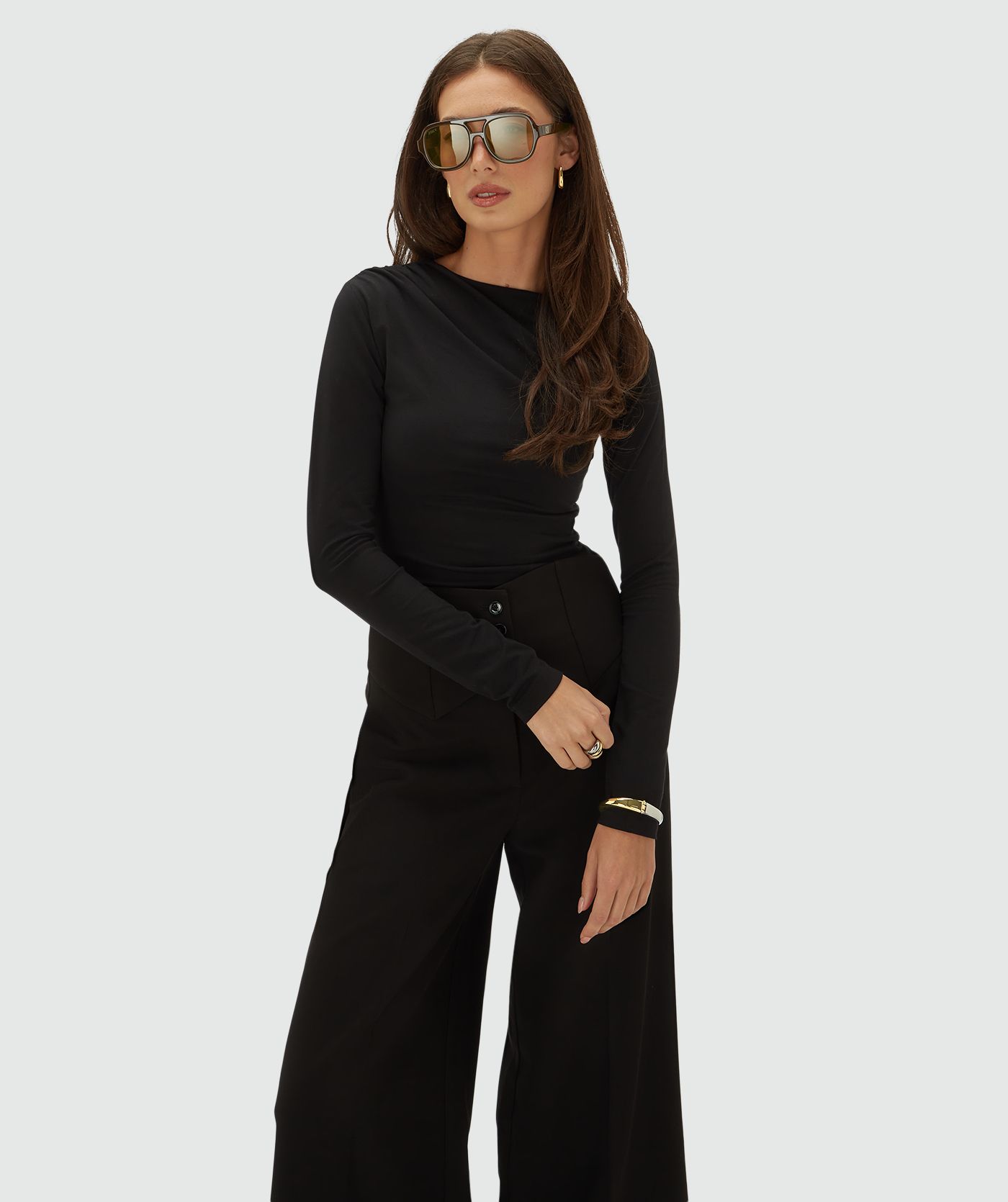 JV-LENIE slim fit top