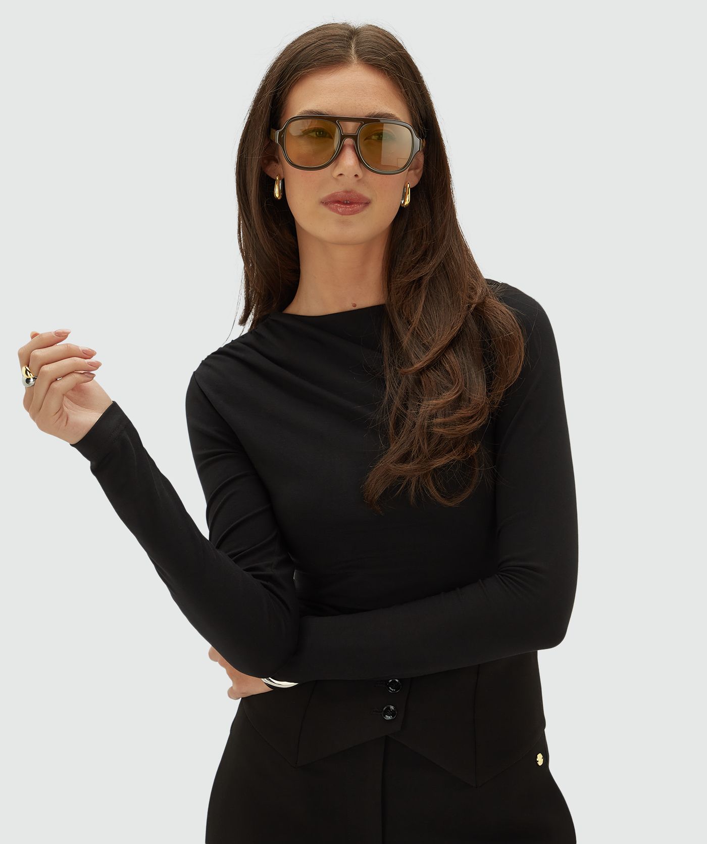 JV-LENIE slim fit top