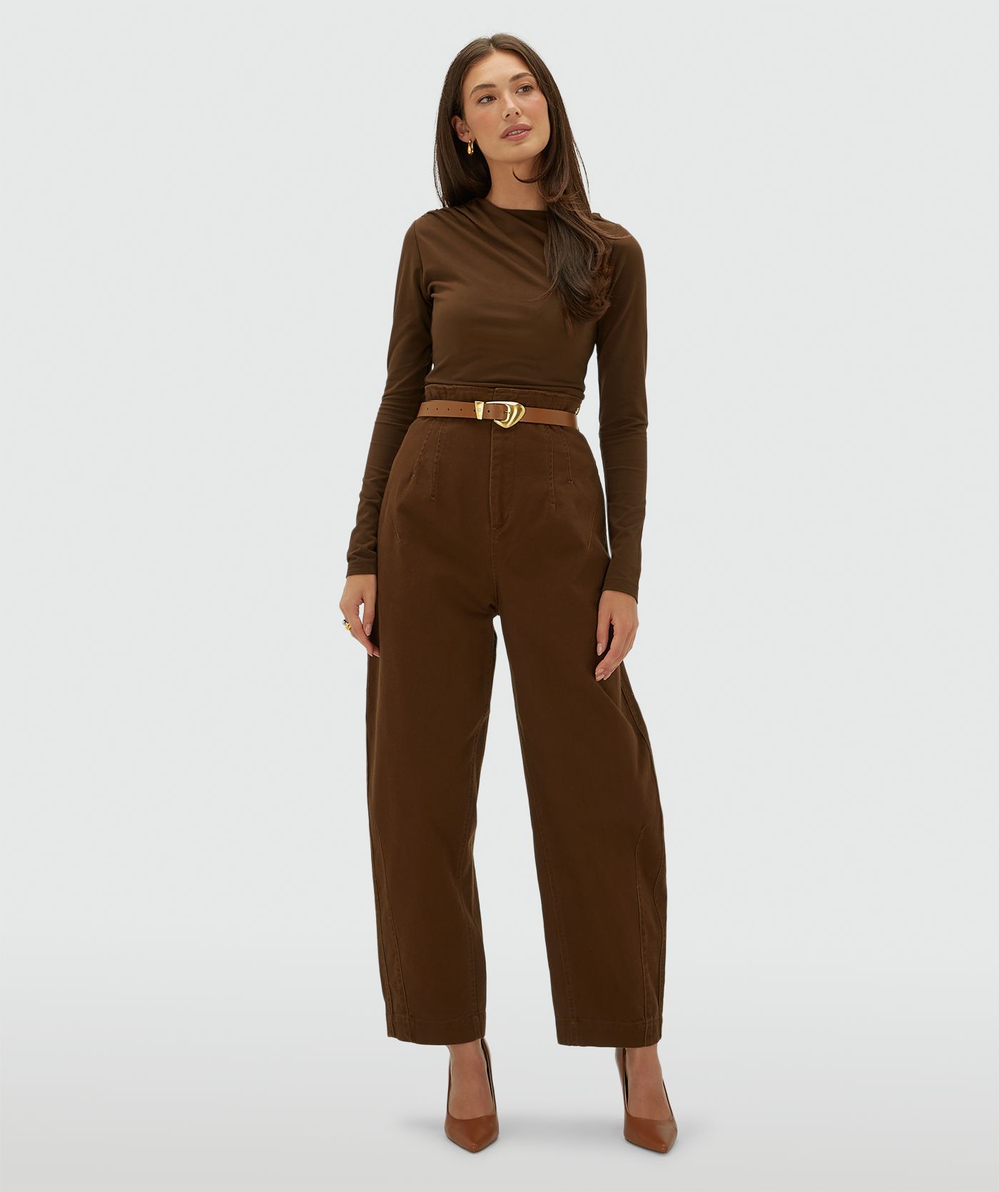 JV-LENIE slim fit top