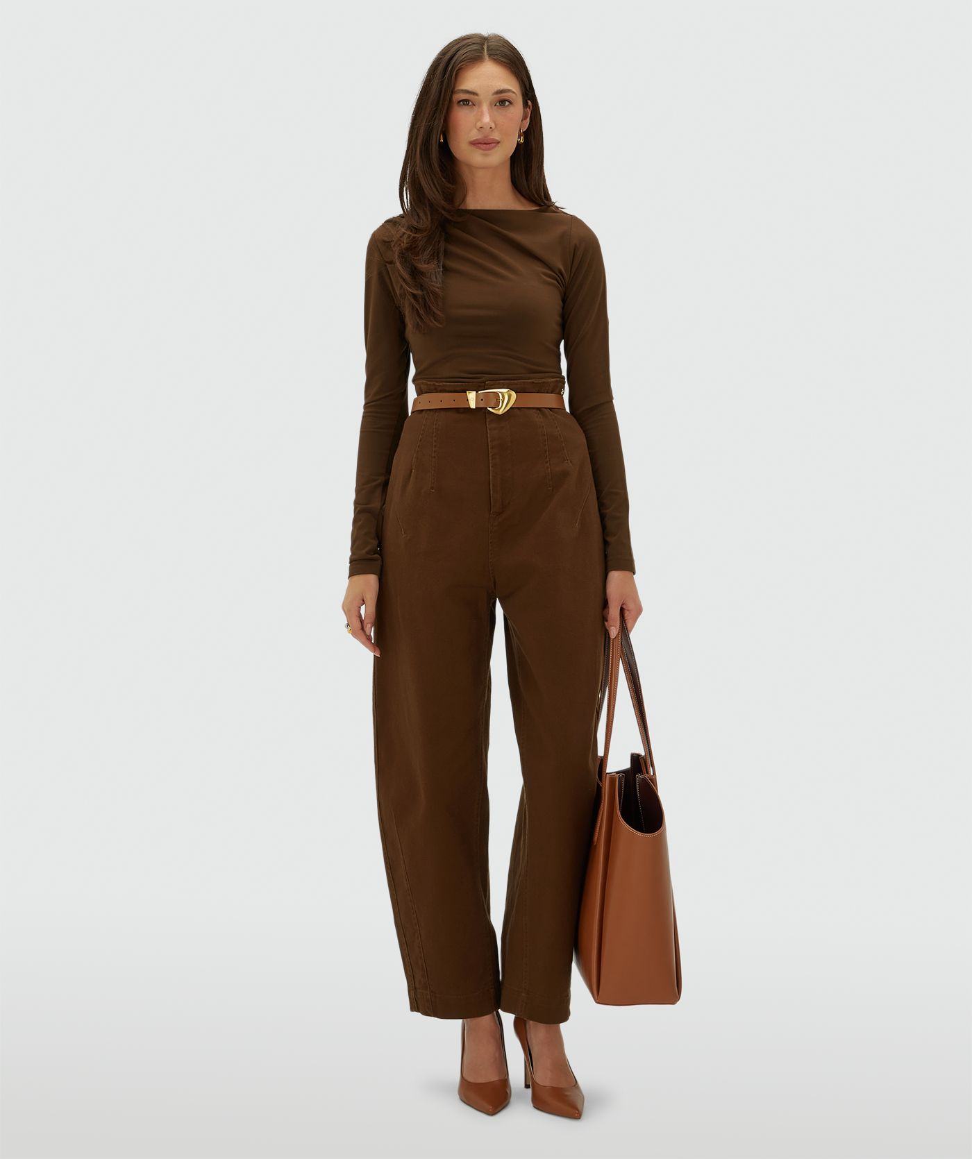 JV-LENIE slim fit top