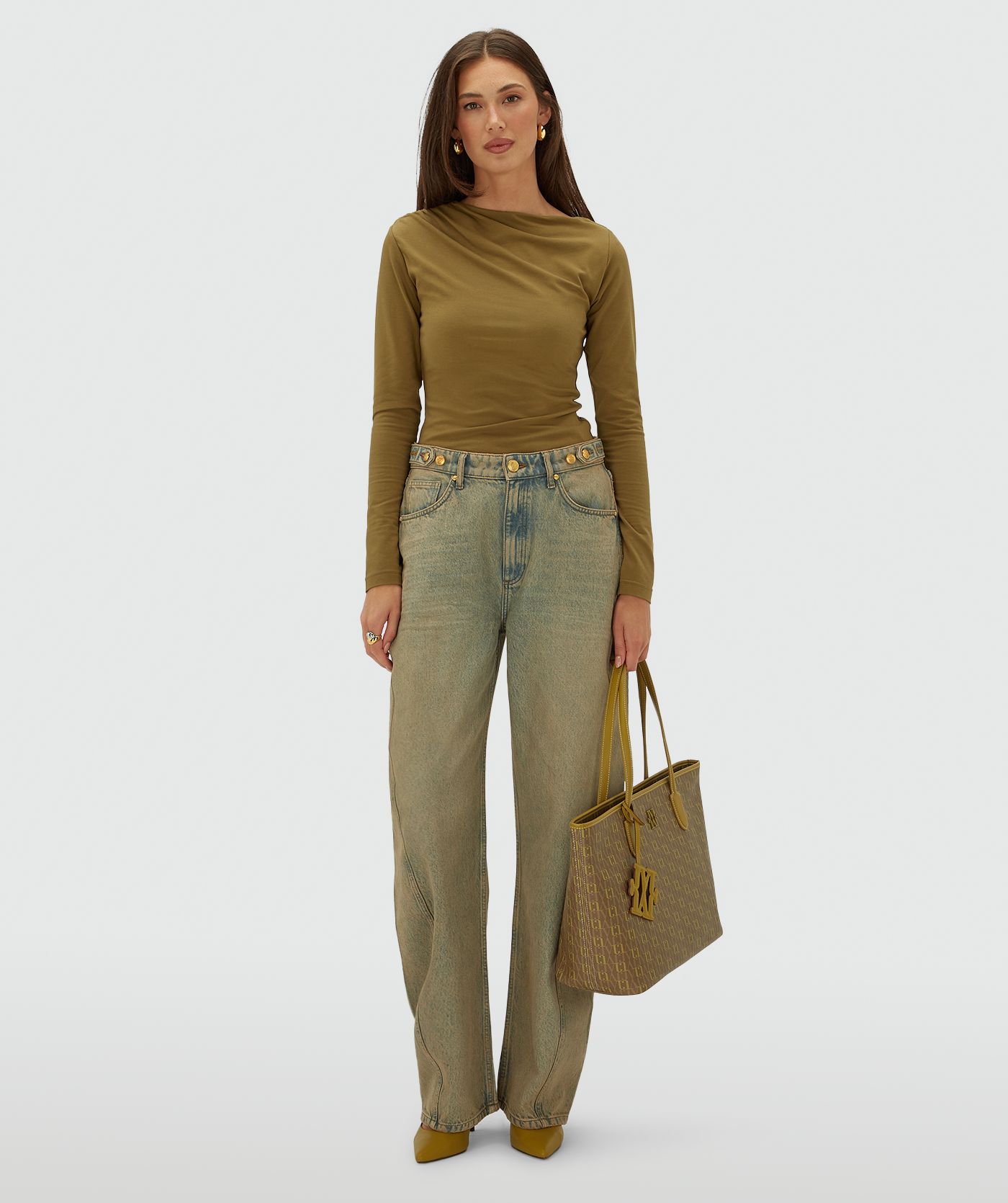 JV-LENIE slim fit top