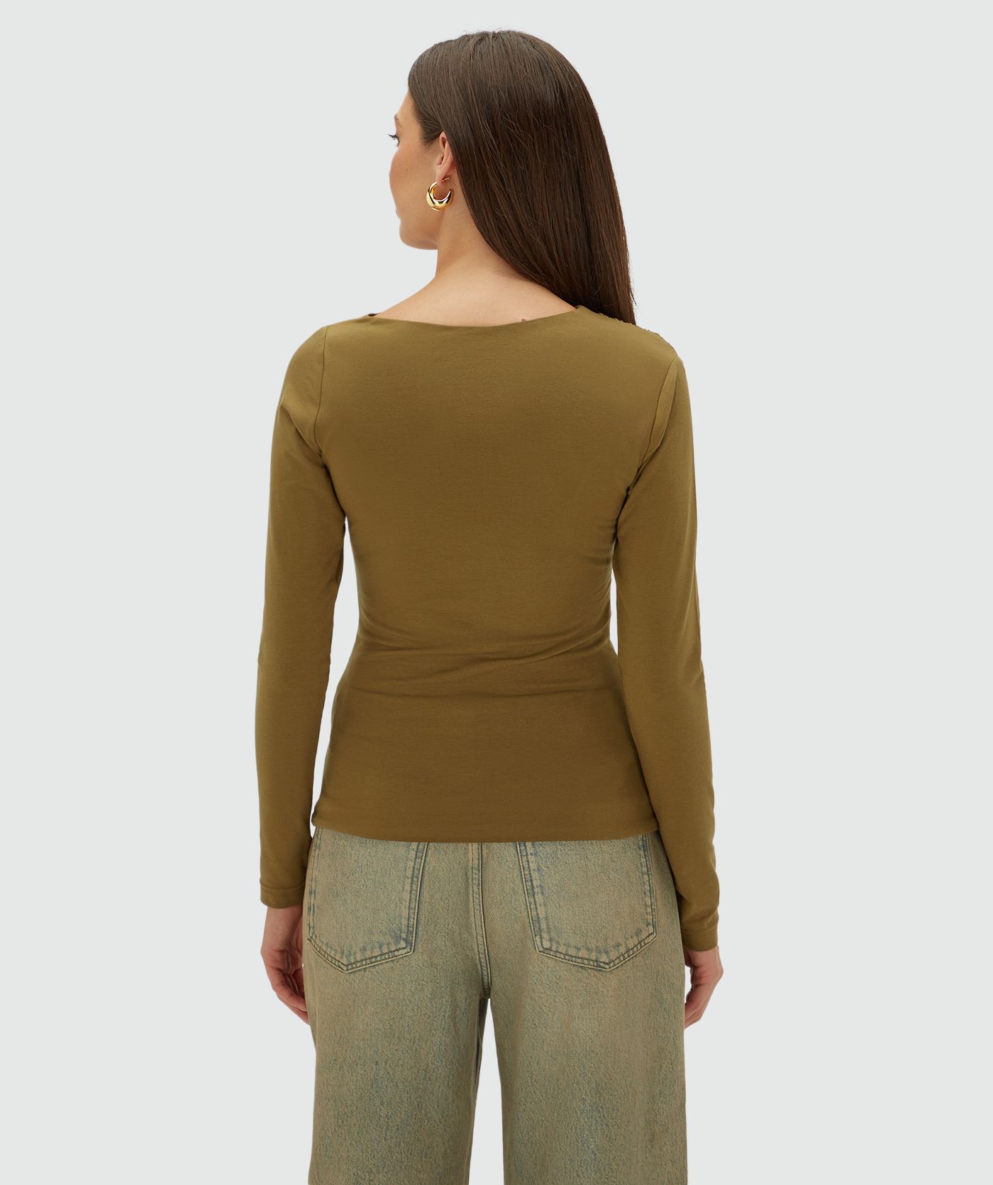 JV-LENIE slim fit top