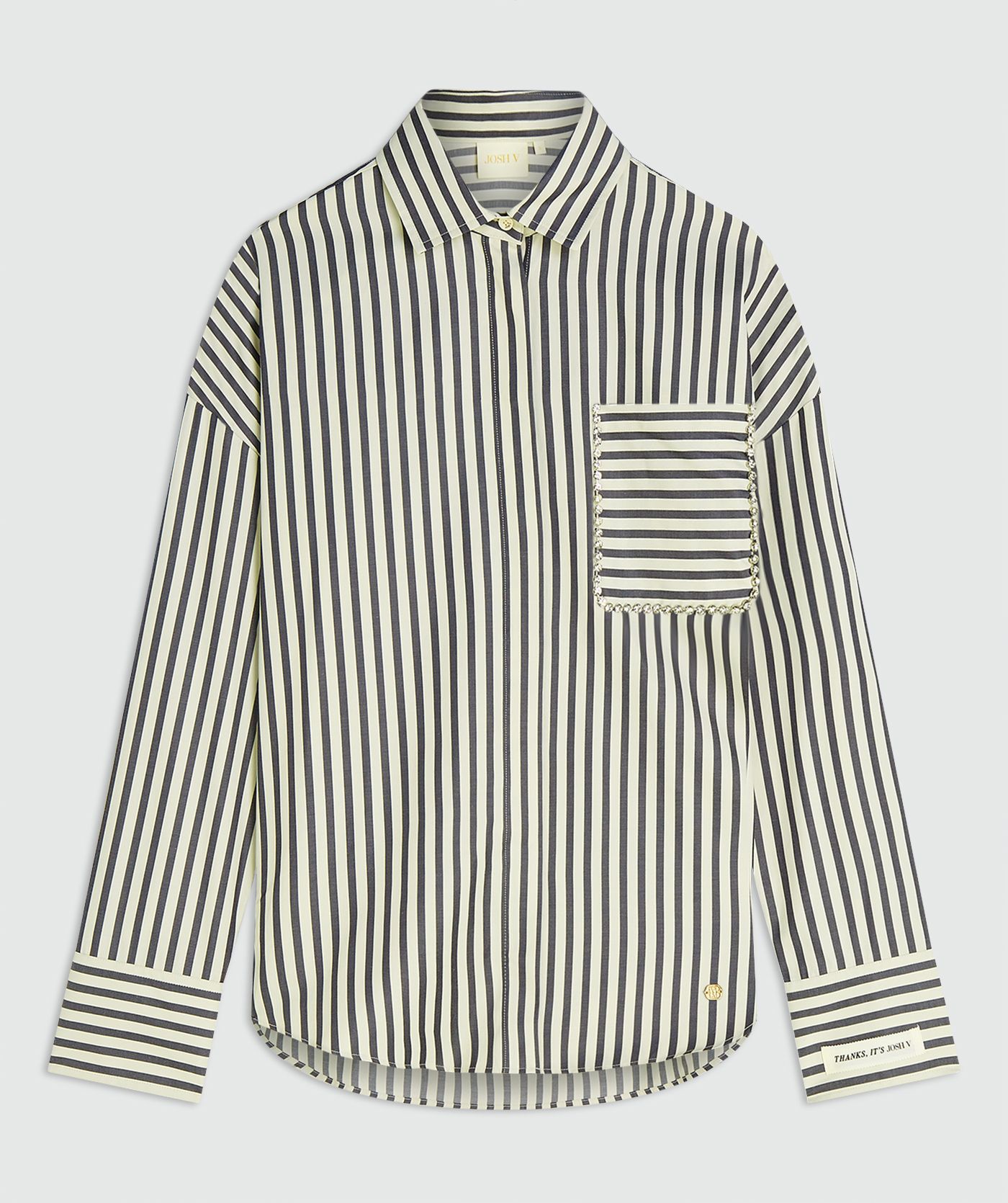 ピ* \"OPPOSITE STRIPE PULLOVER SHIRT MASU - OPPOSITE STRIPE PULLOVER SHIRT – +81