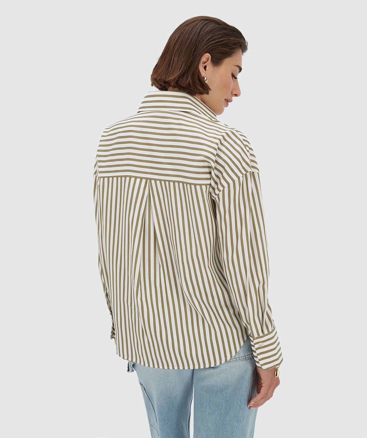 LEXX oversized striped blouse