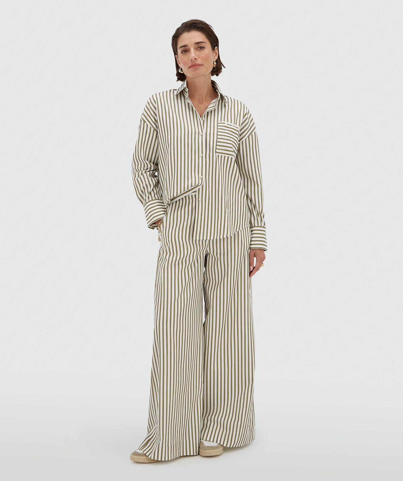 LEXX oversized striped blouse