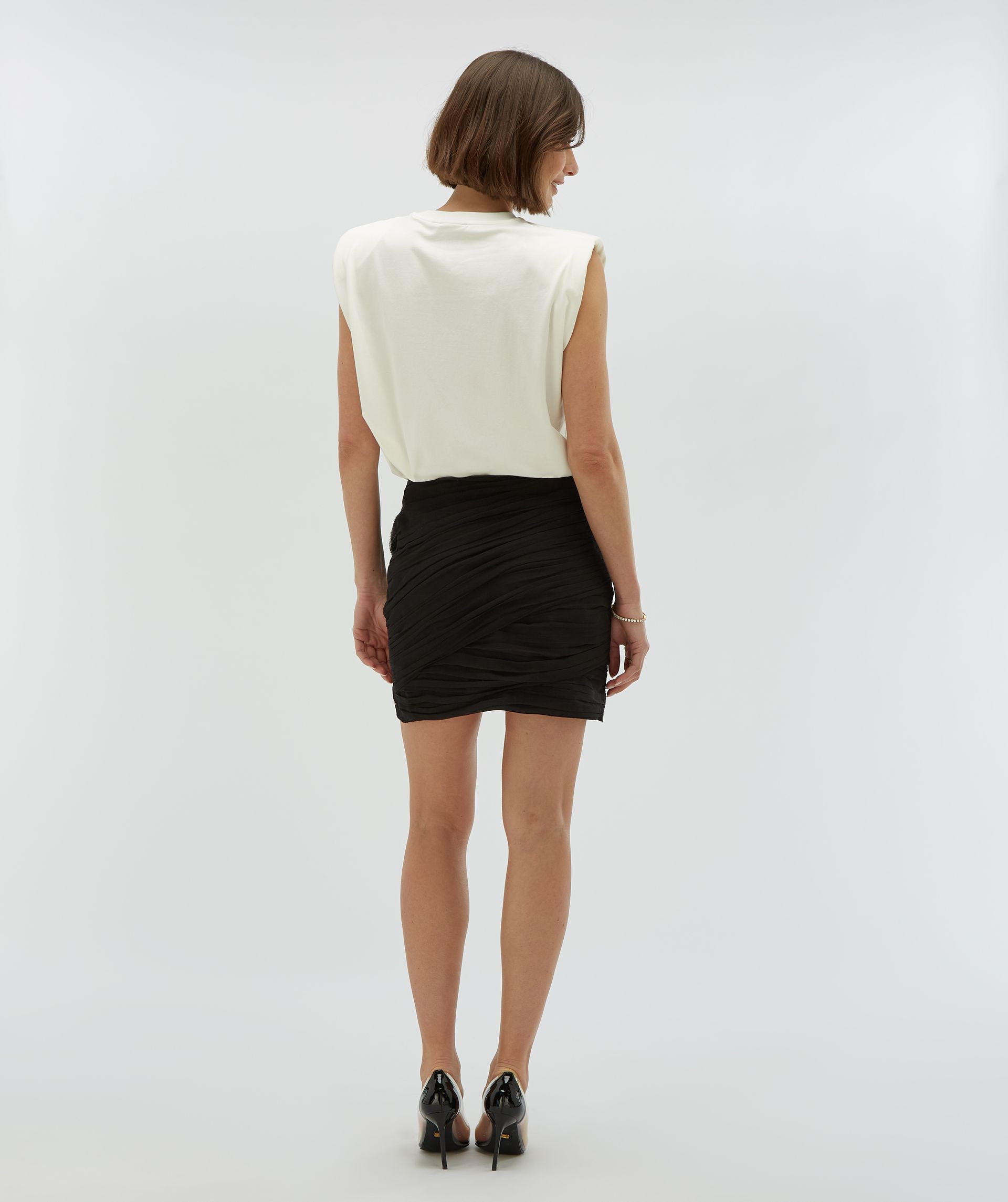 LIYANNA high waist fitted rok