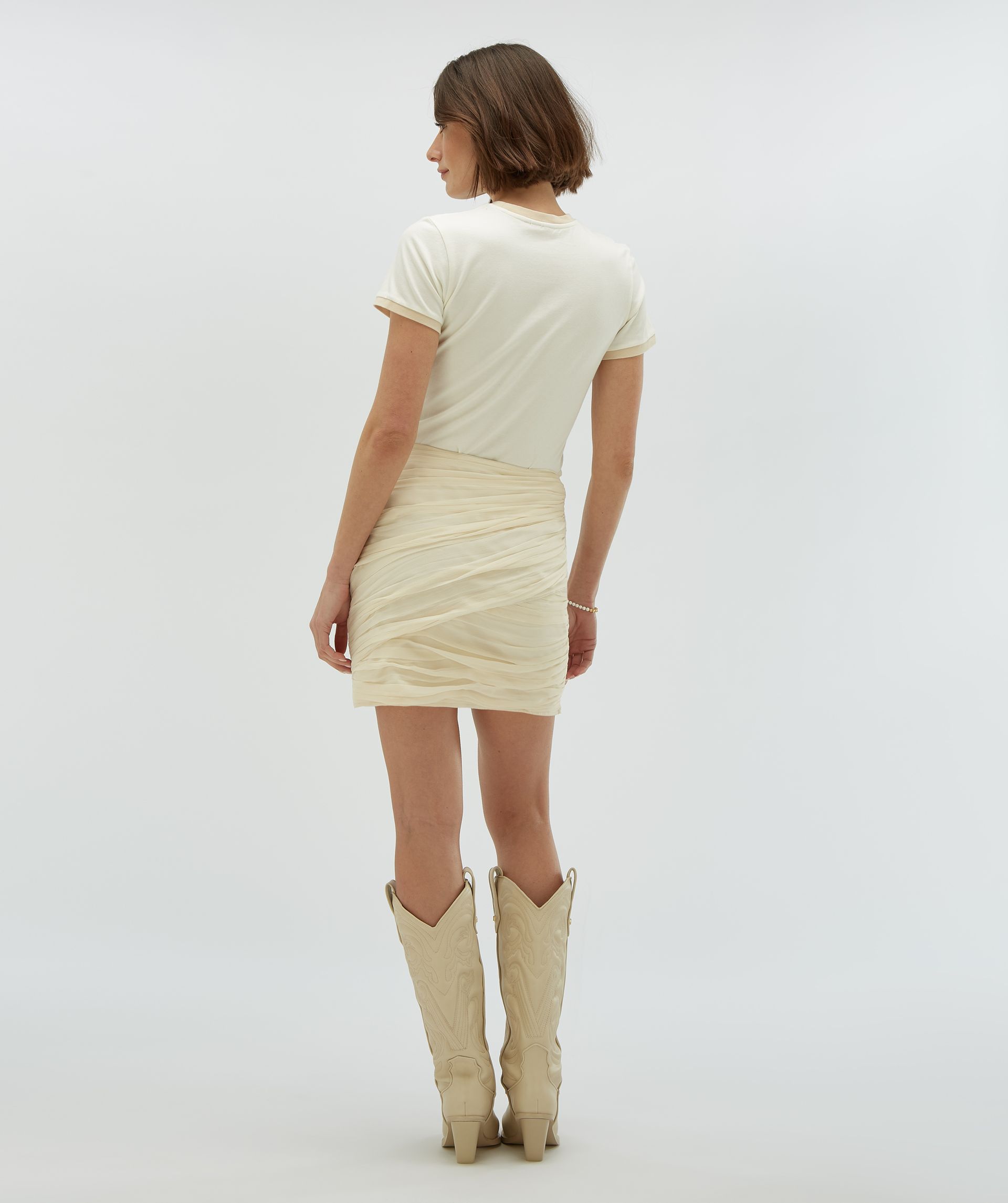 LIYANNA high waist fitted rok