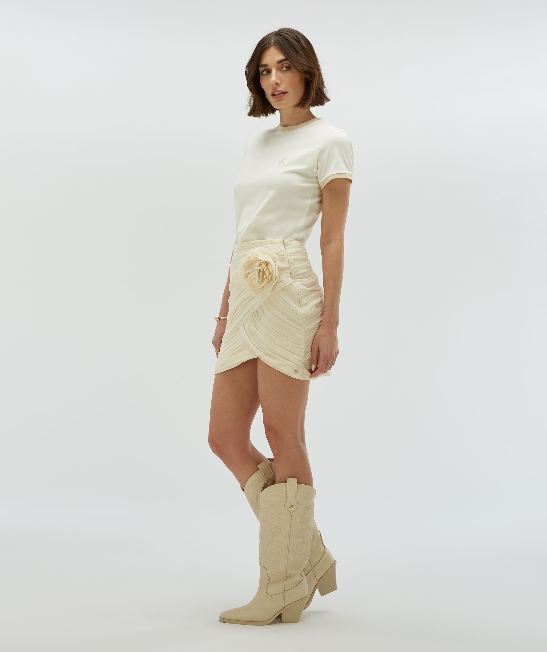 LIYANNA high waist fitted rok