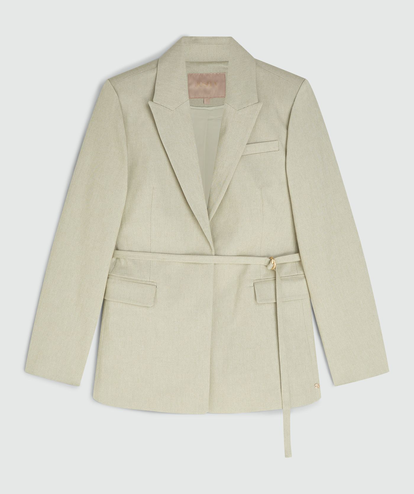 LOLA relaxed fit blazer with buckle fastening