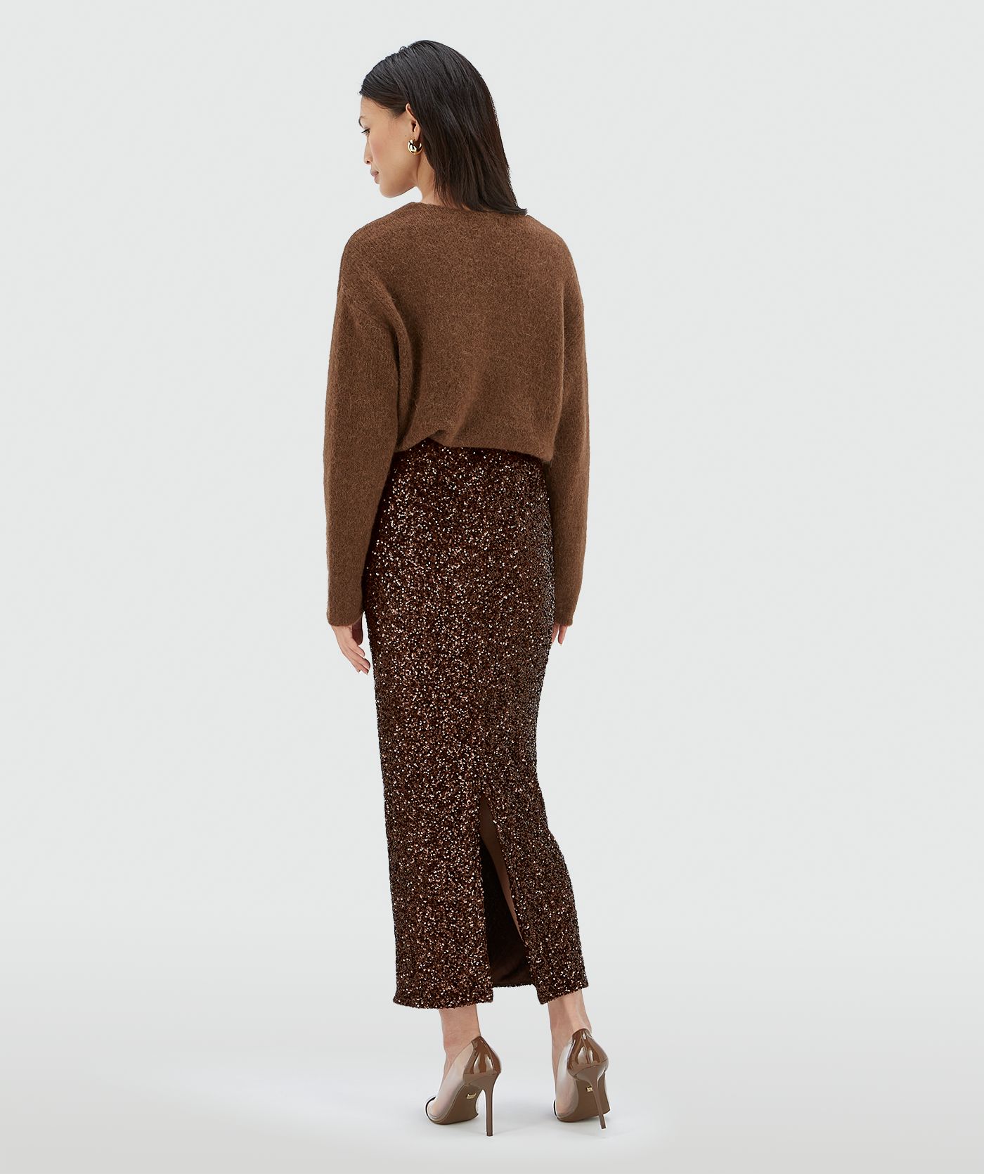 LONNE midirok met pailletten