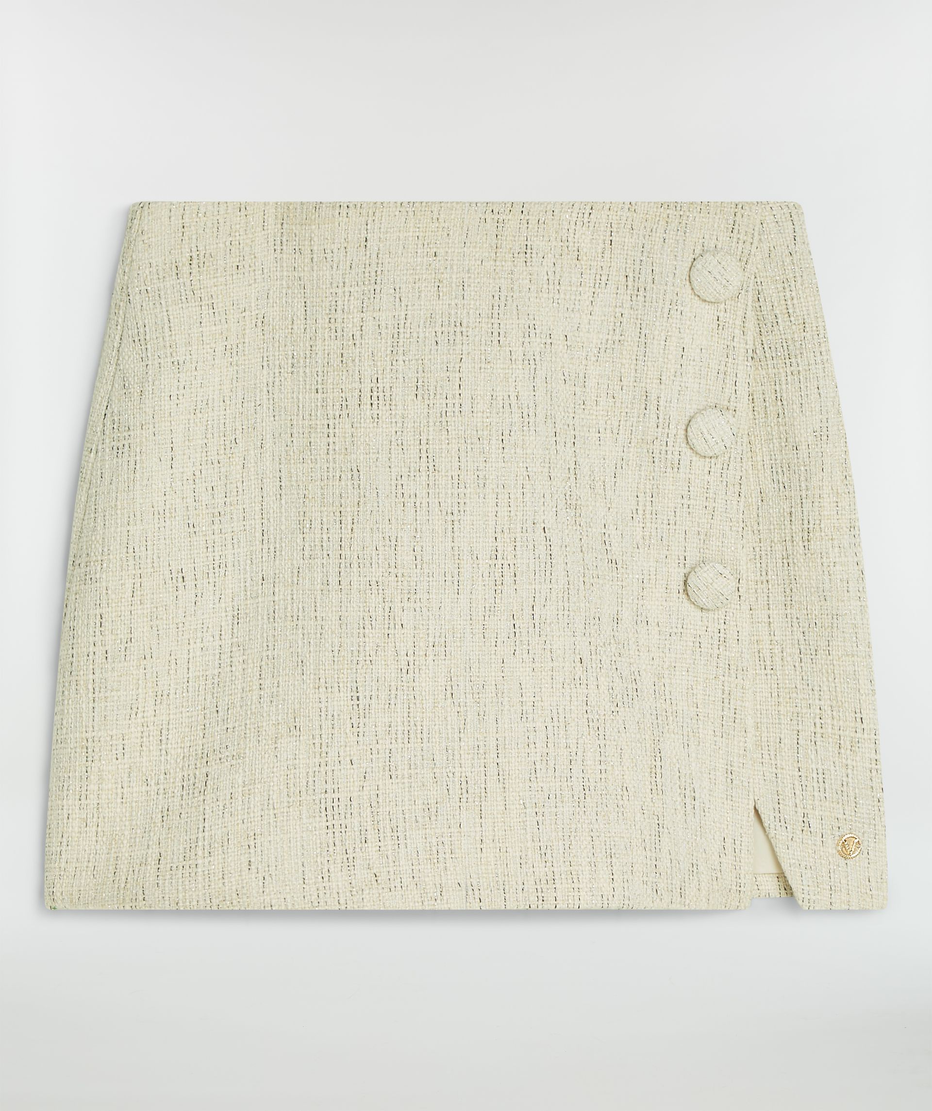 LOTTI bouclé skort met lurex