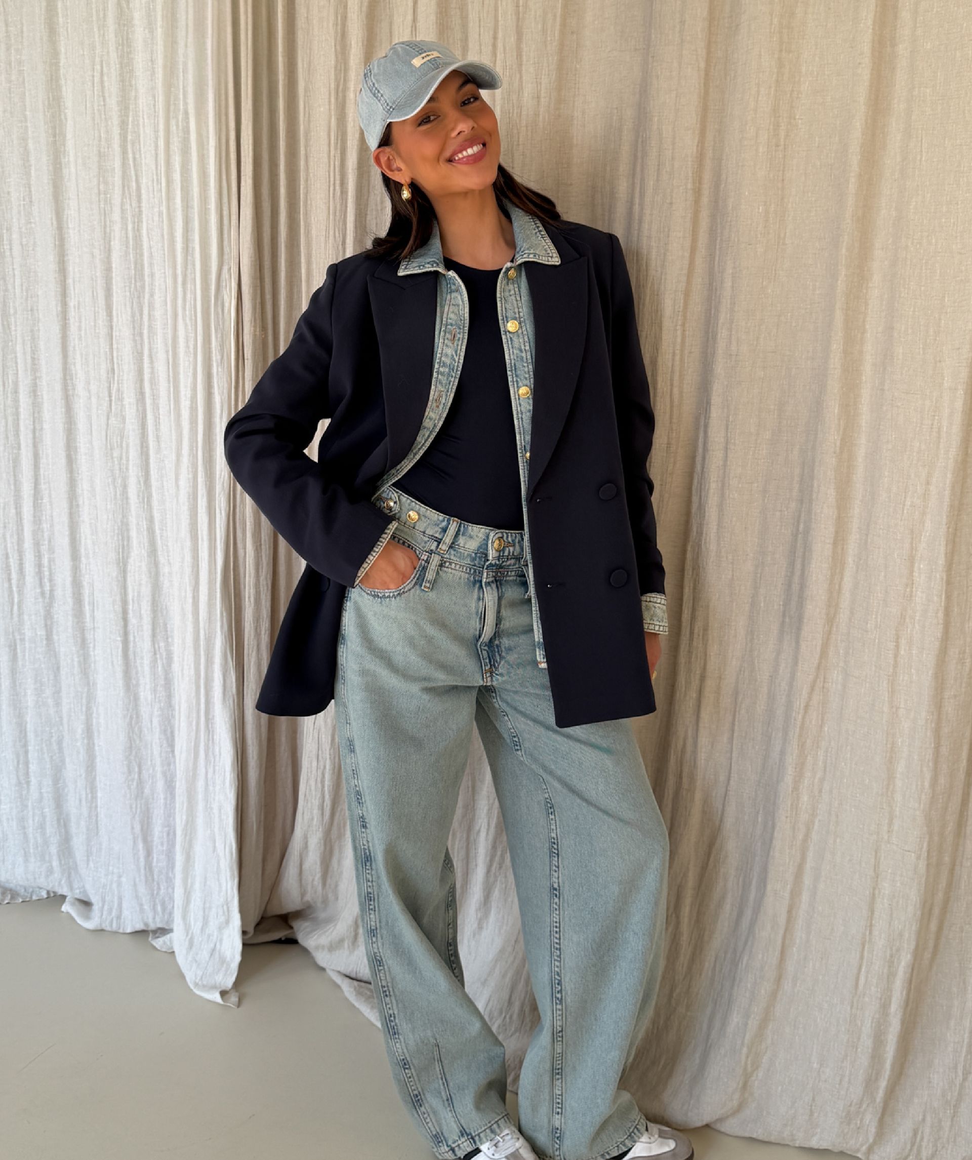 JV-LOUELLA mid-rise wide-leg jeans