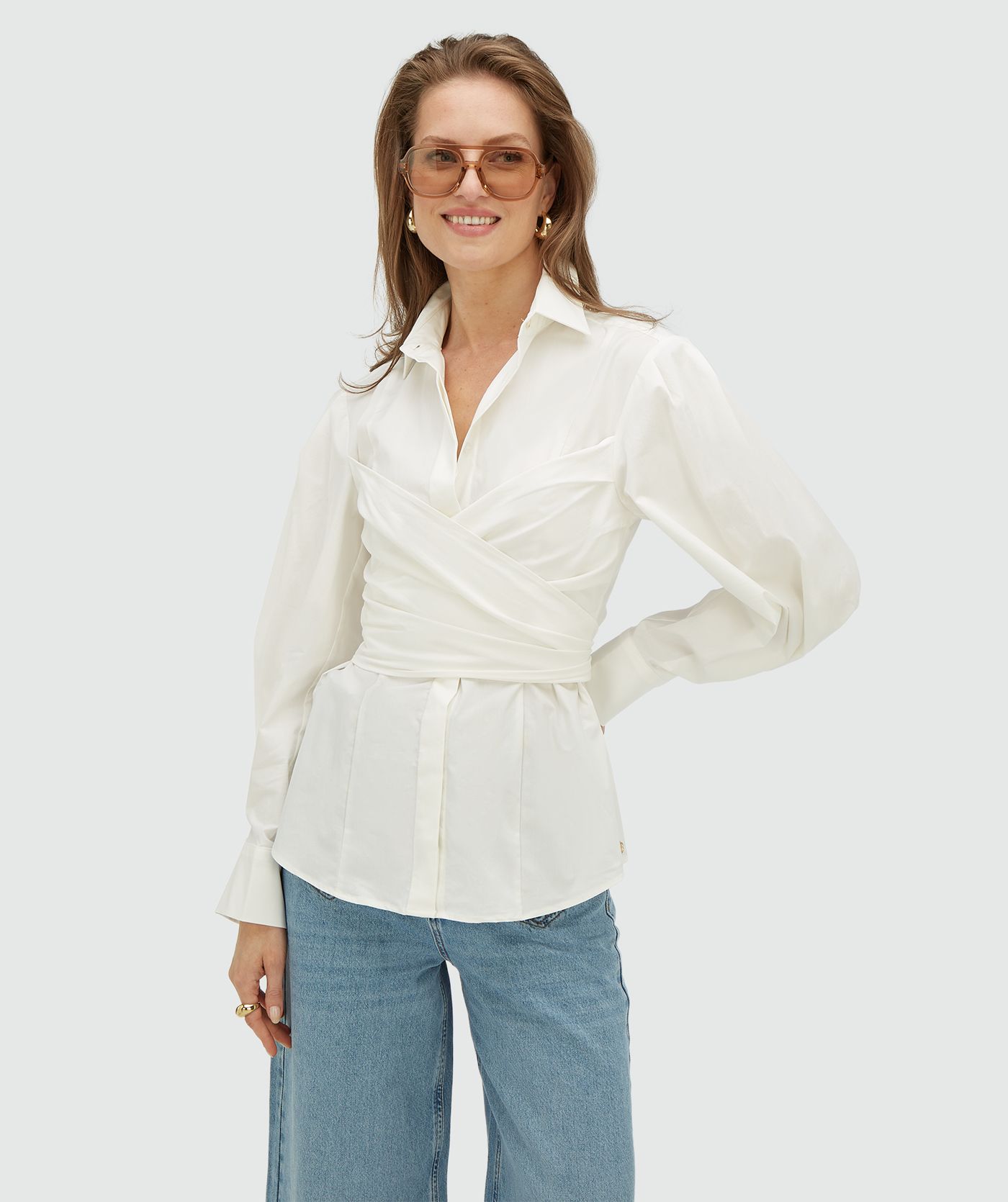 JV-LUANN fitted blouse
