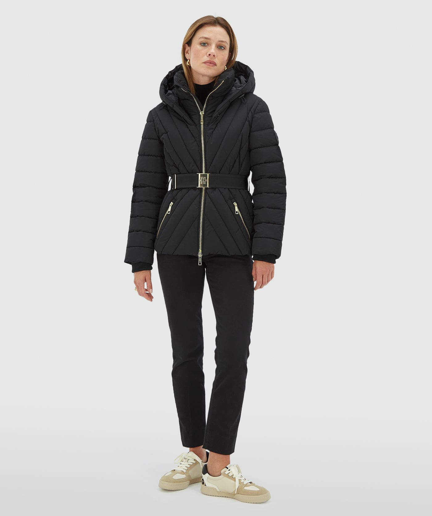 MARIETTA fitted puffer coat