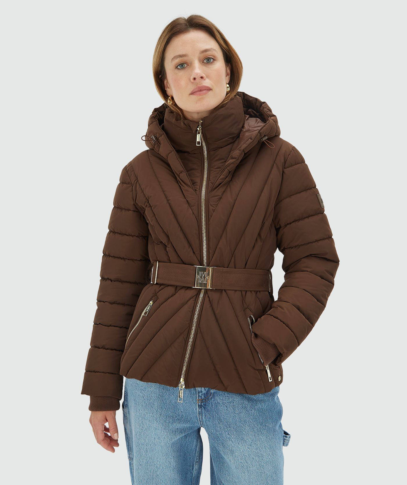 MARIETTA fitted puffer coat