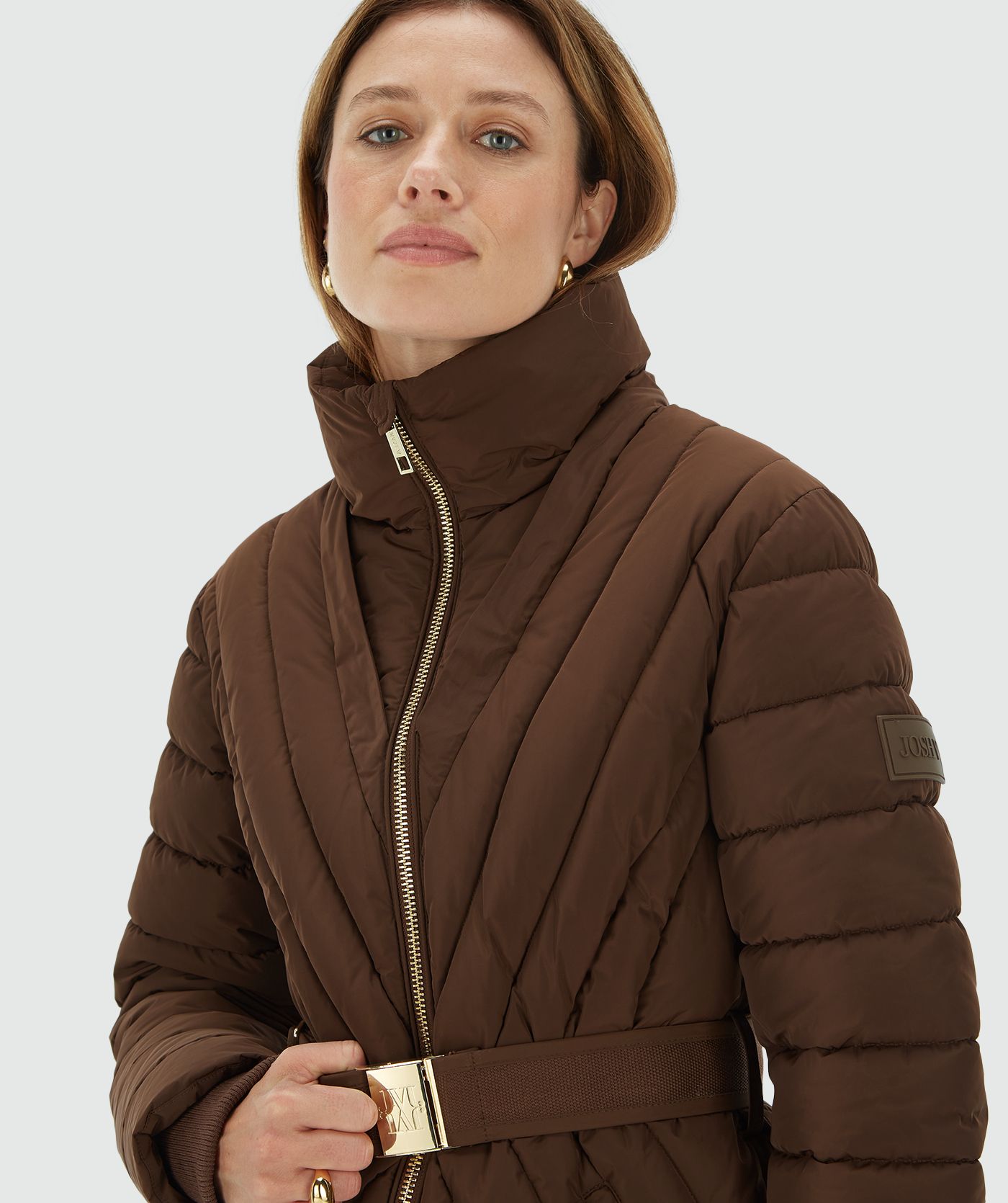 MARIETTA fitted puffer coat