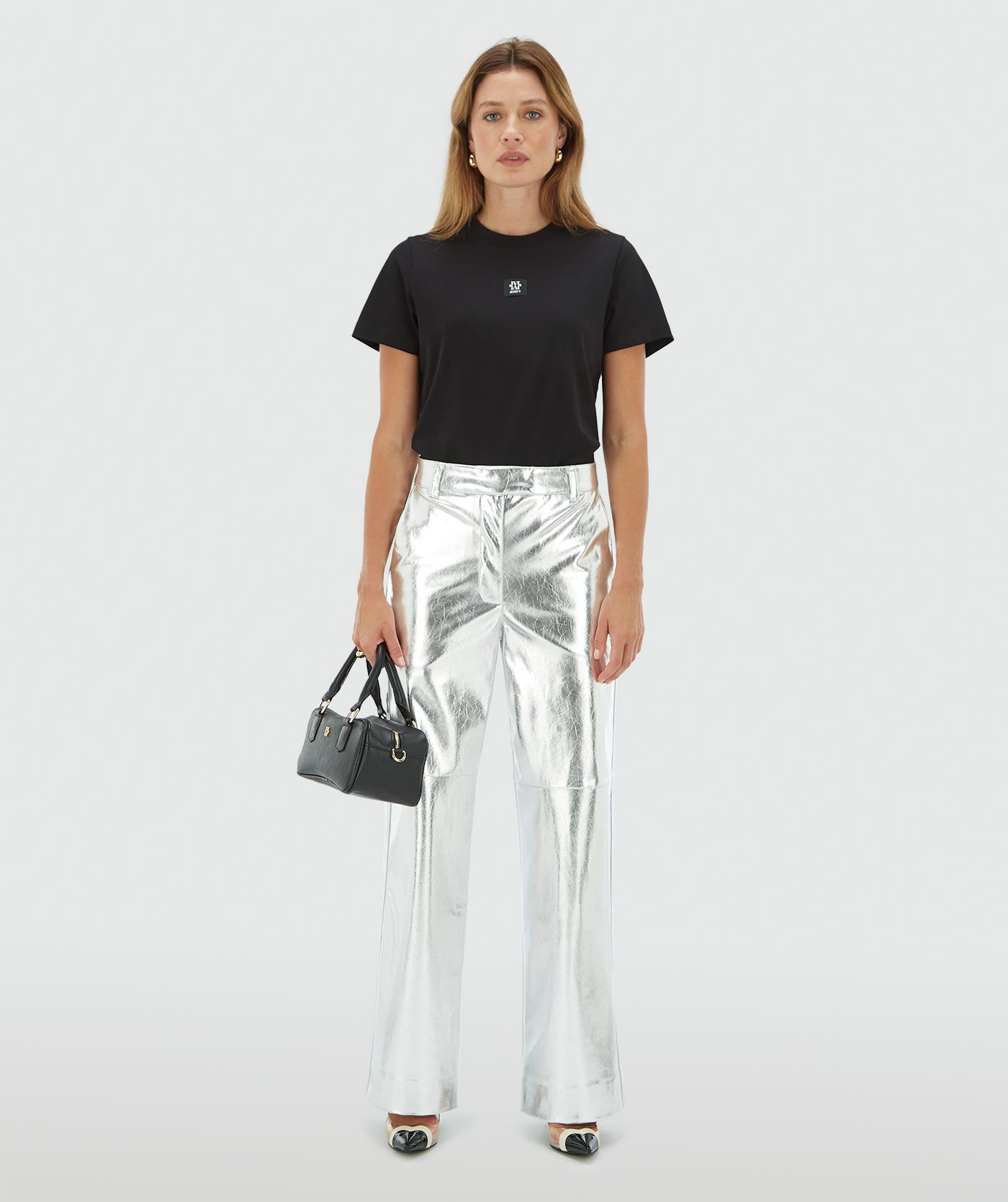 MARLIN mid-rise wide leg trousers