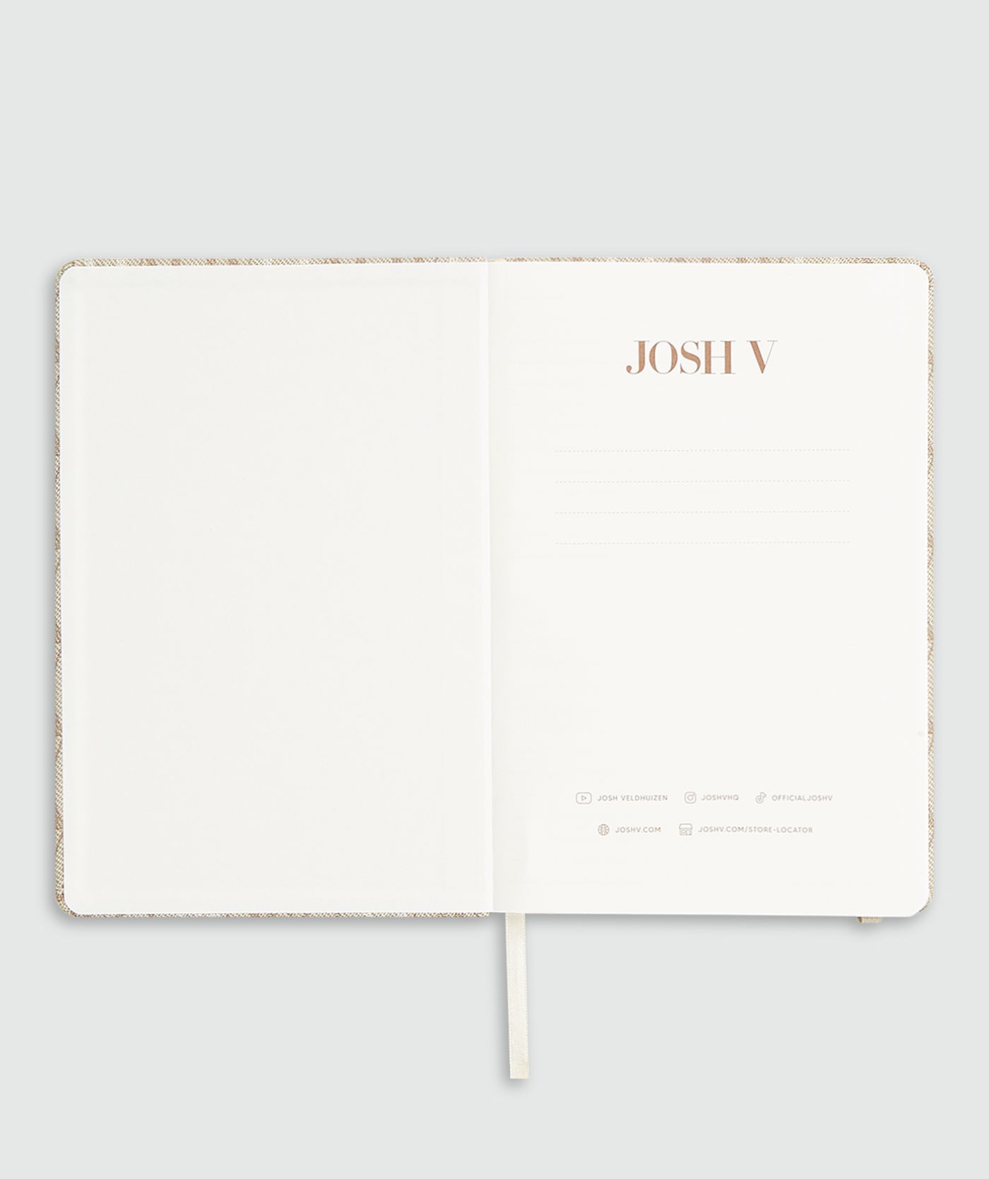 JV-MARLOU notebook with logo print