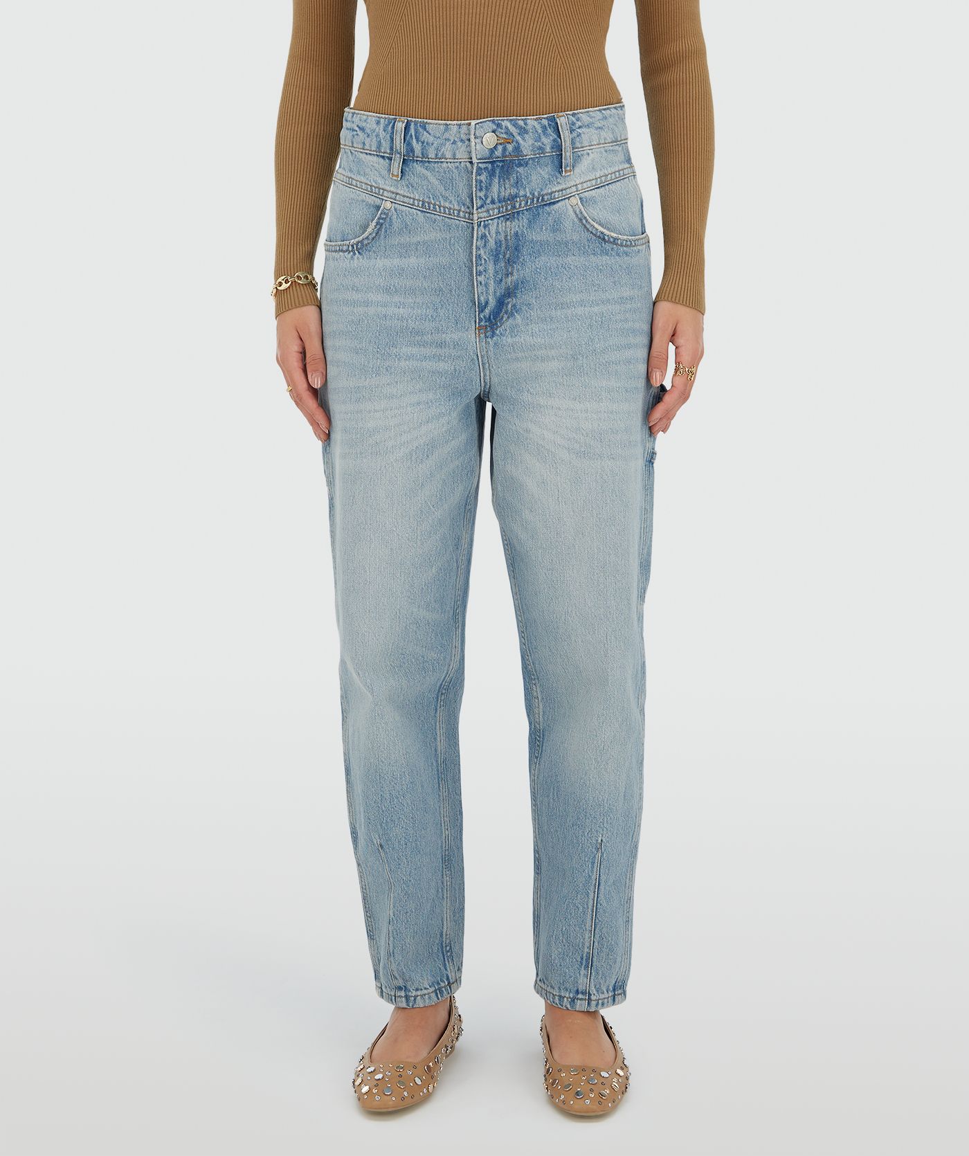 MASON mid-rise tapered fit jeans
