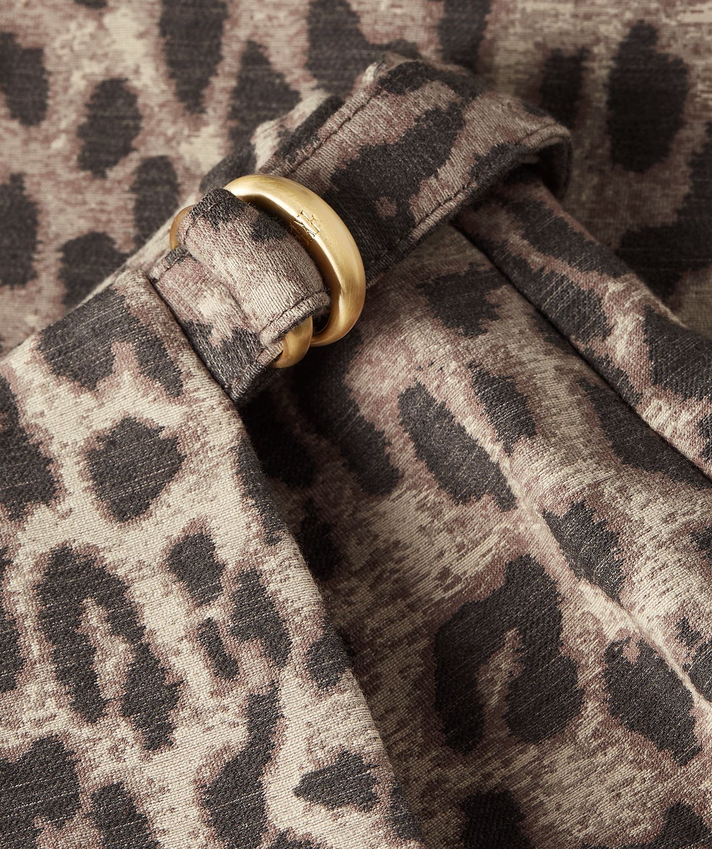 JV-MAVEN regular fit skort met leopard print