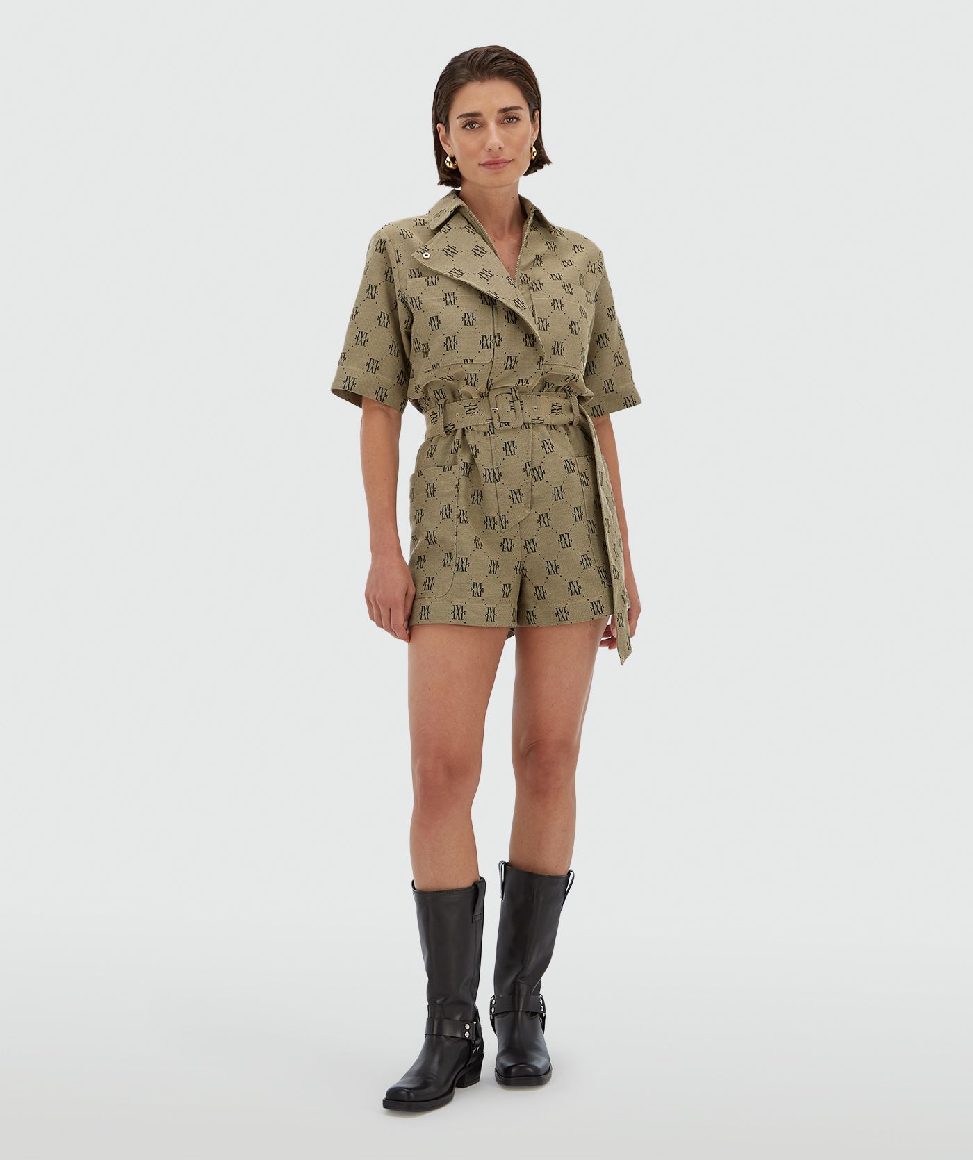 MAXIME regular fit playsuit met logo