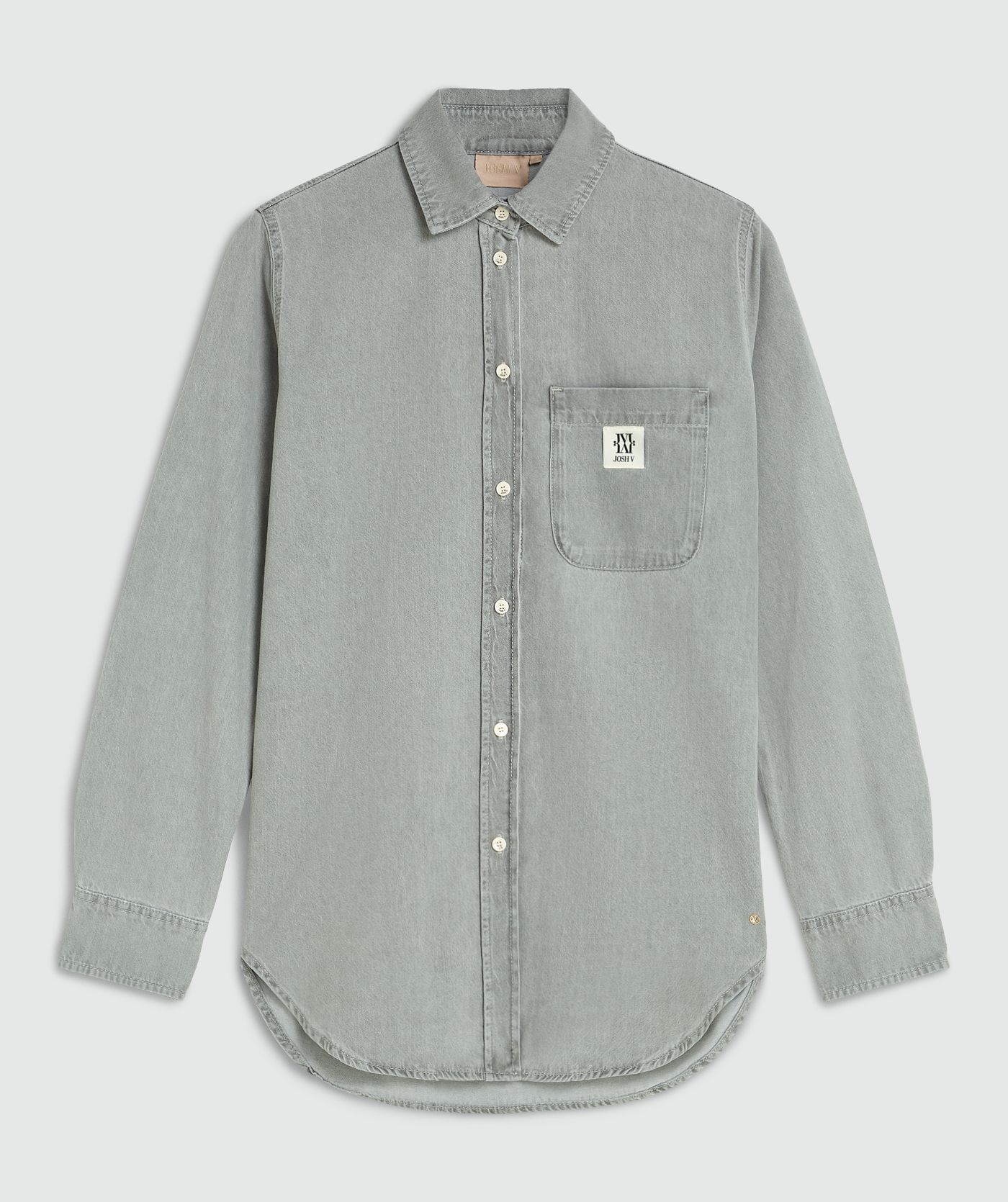 MEGGY straight fit denim blouse